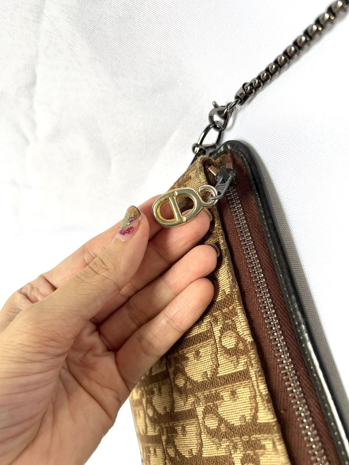 Dior Dior Vintage Trotter Clutch Bag Iconic Size ONE SIZE - 10 Thumbnail