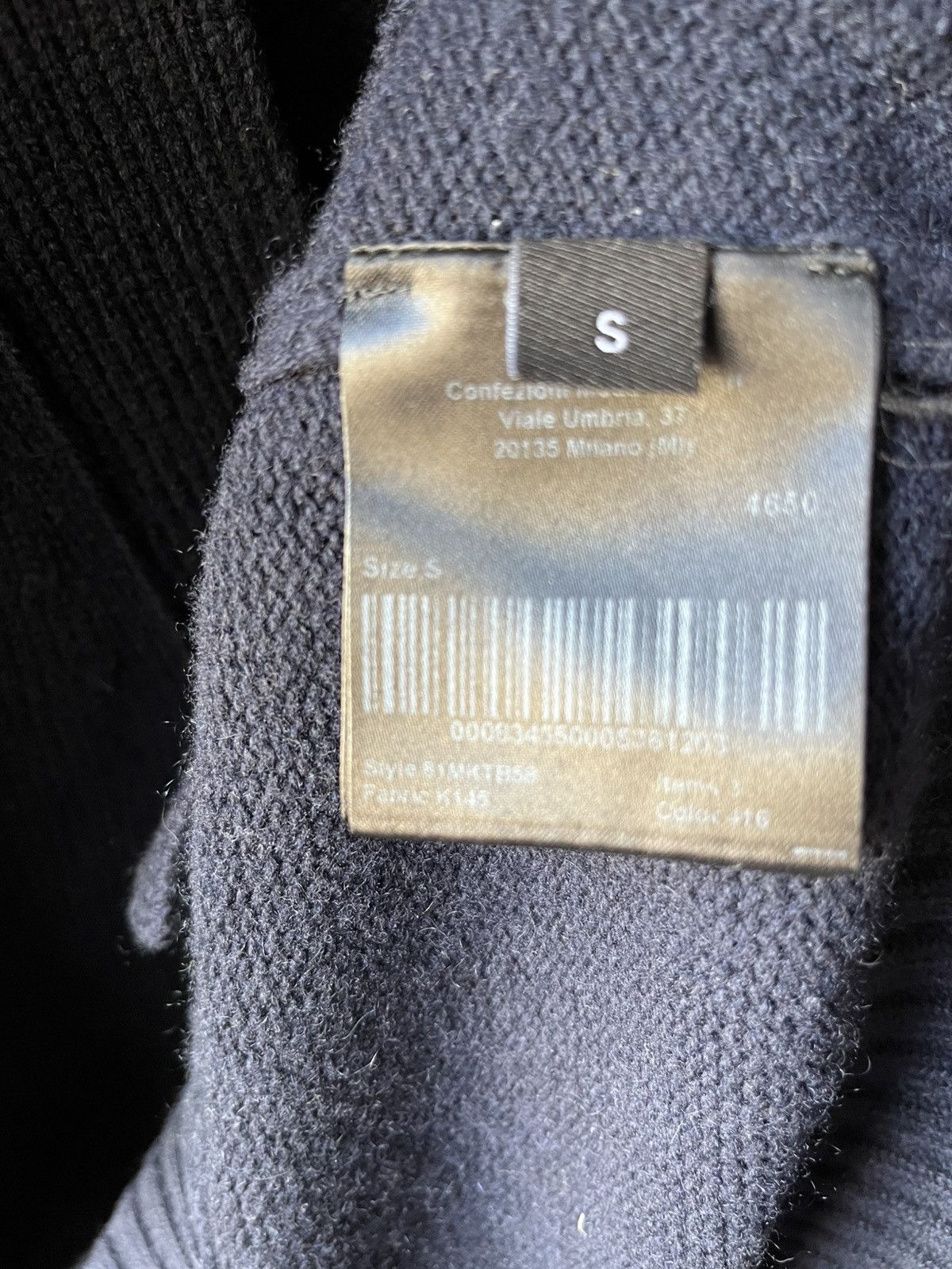 Calvin Klein 205W39NYC Calvin Klein by Raf Simons navy wool cashmere cardigan Size US S / EU 44-46 / 1 - 3 Thumbnail