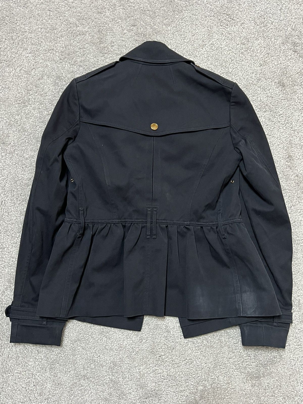 Burberry Burberry Brit Blue Coat Jacket Size XS / US 0-2 / IT 36-38 - 11 Thumbnail