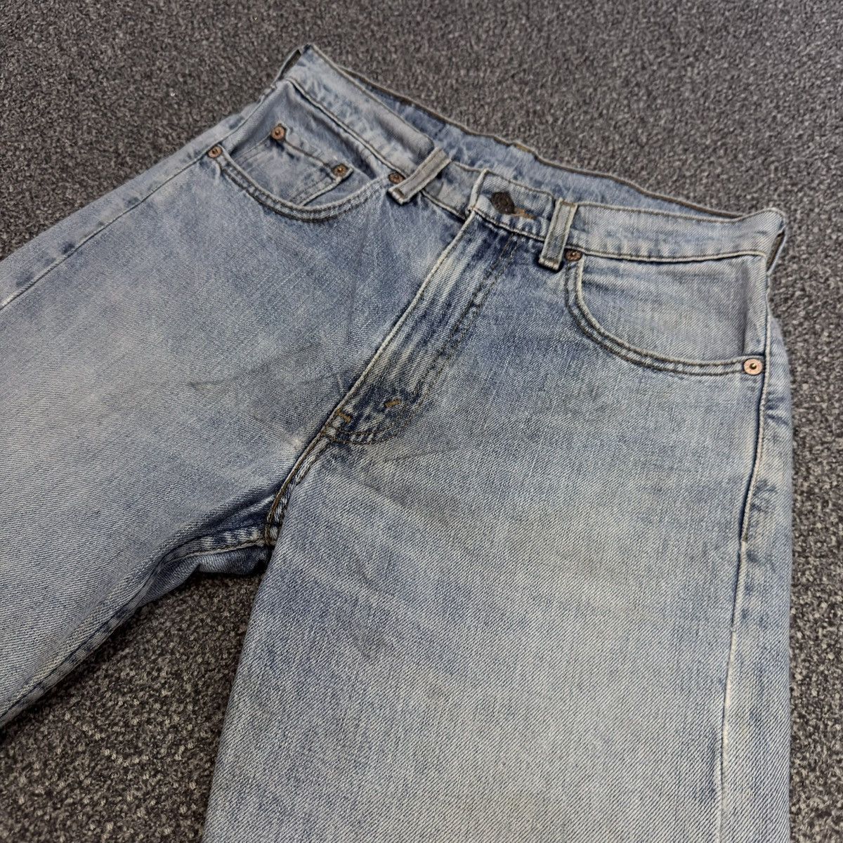 Levi's Vintage Clothing Vintage 90s Levis 509-0217 Faded Aging Denim Light Washed Size US 29 - 3 Thumbnail