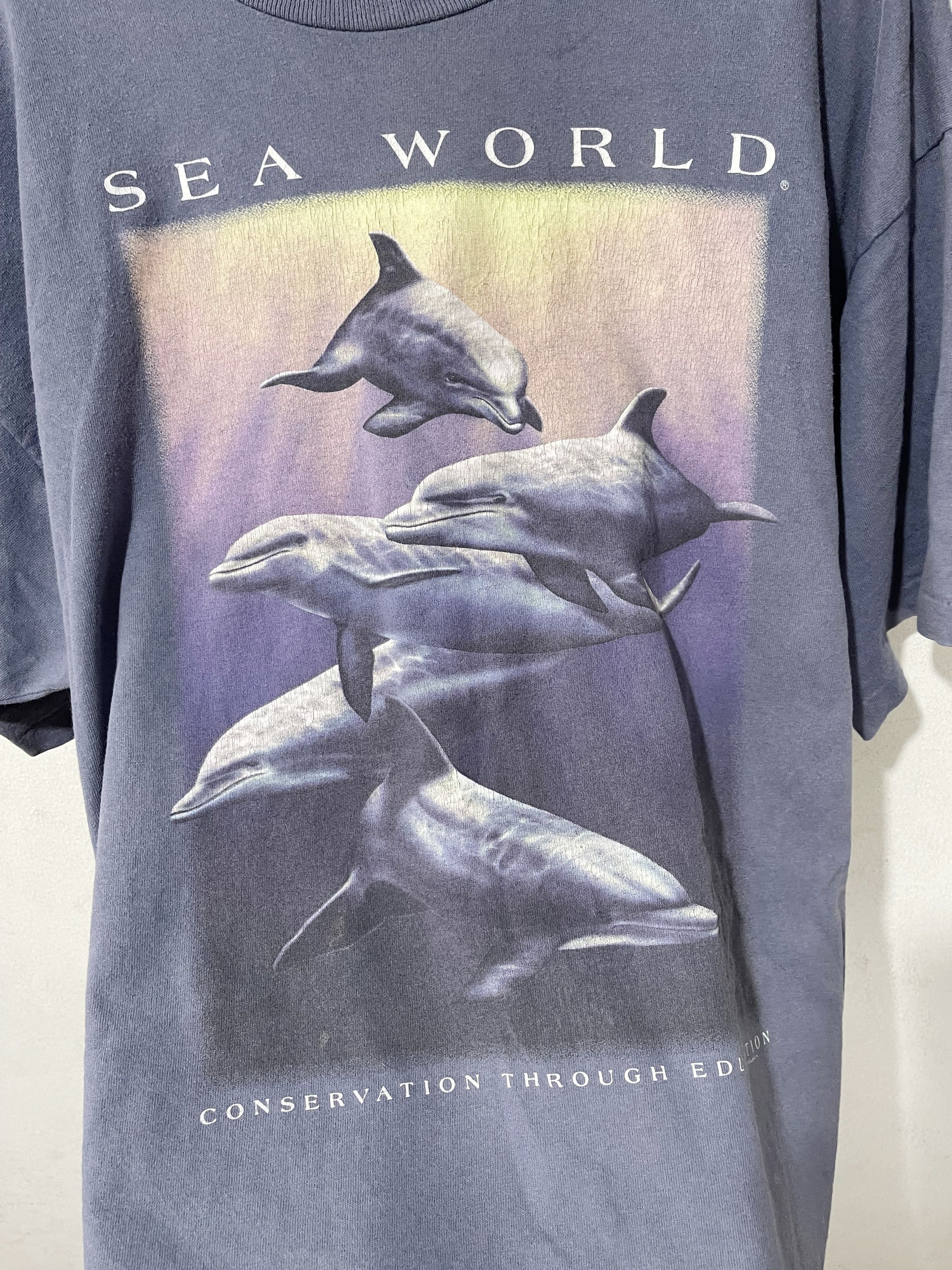 Arts & Science × Vintage Vintage 90s Dolphin Shirt Size US XL / EU 56 / 4 - 2 Thumbnail