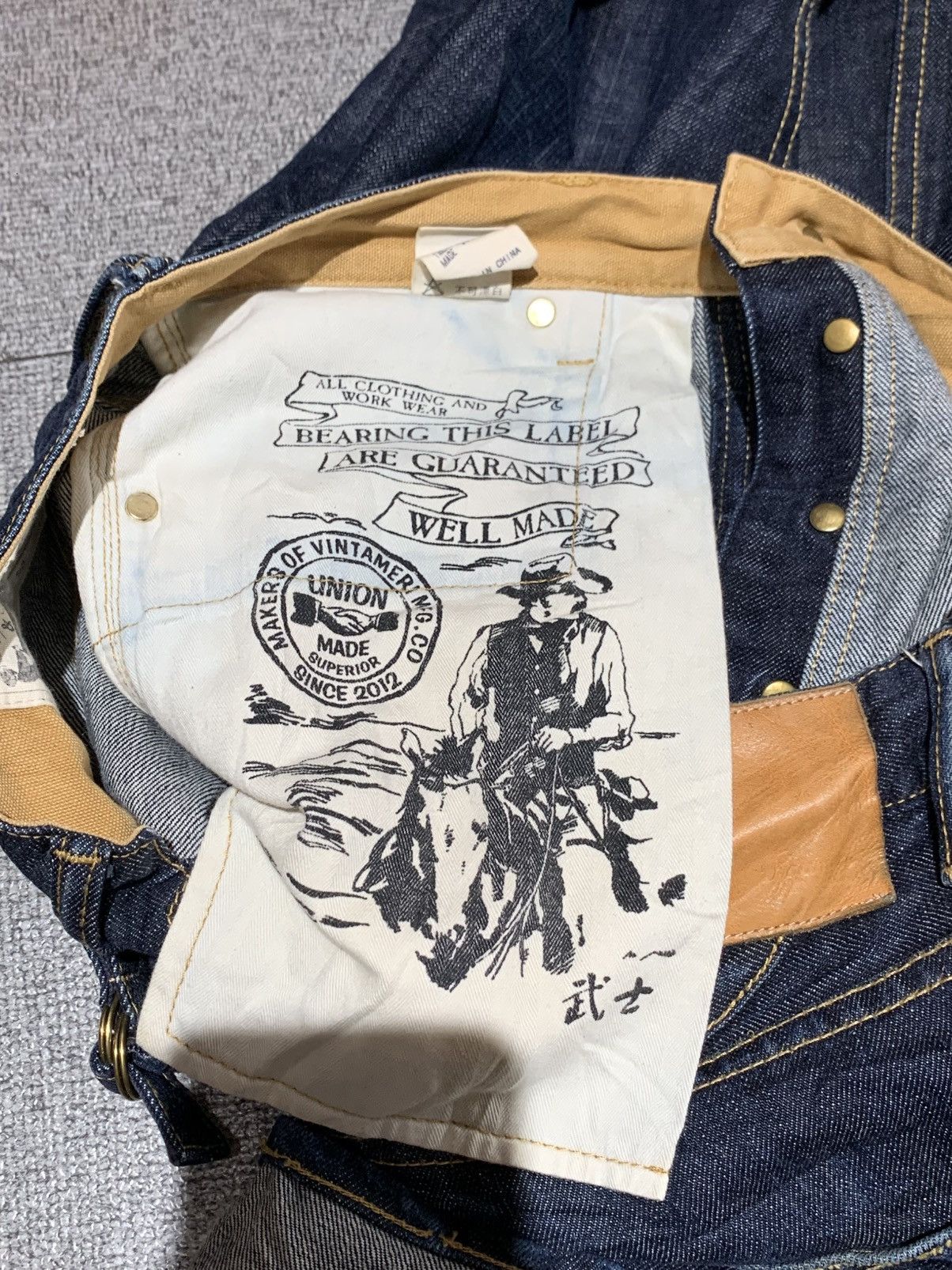 Other Selvedge Vintameri & MFG Co. Denim Jeans Size US 32 / EU 48 - 15 Thumbnail