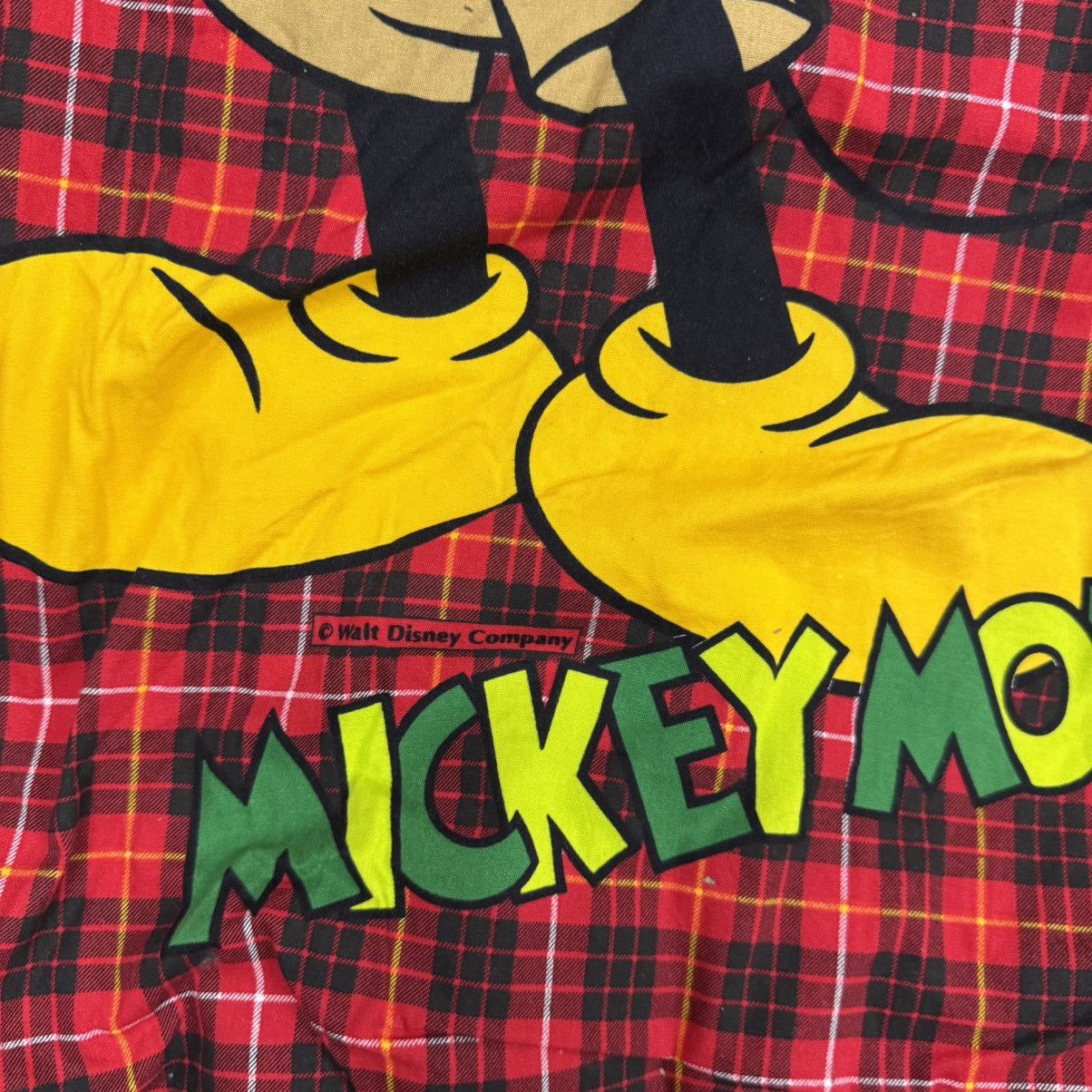 Anime Disney Mickey Mouse Plaid Kimono Japanese Traditional Size US M / EU 48-50 / 2 - 8 Thumbnail