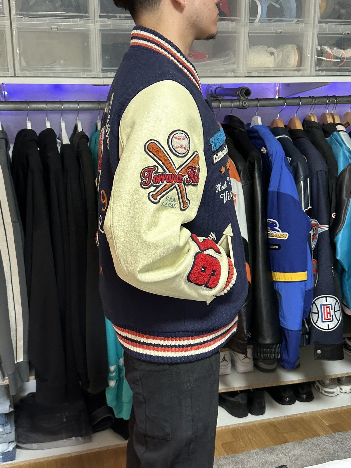 Japanese Brand California Devils varsity jacket Size US L / EU 52-54 / 3 - 4 Thumbnail