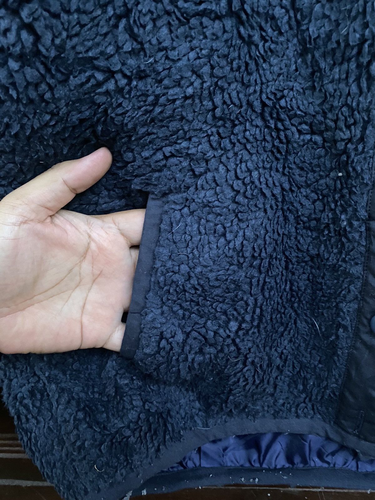 Alpha Industries × Japanese Brand Vintage Alpha Industries Fleece Button Up Jacket Size US M / EU 48-50 / 2 - 5 Thumbnail