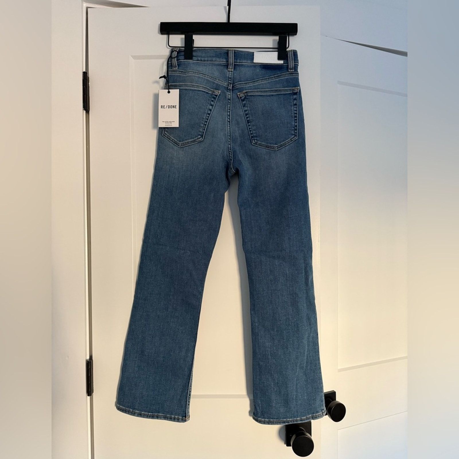 RE/DONE New! Re/Done 70s High Rise Crop Boot Jeans - 25 - $275 Size 25" / US 0 / IT 36 - 6 Thumbnail