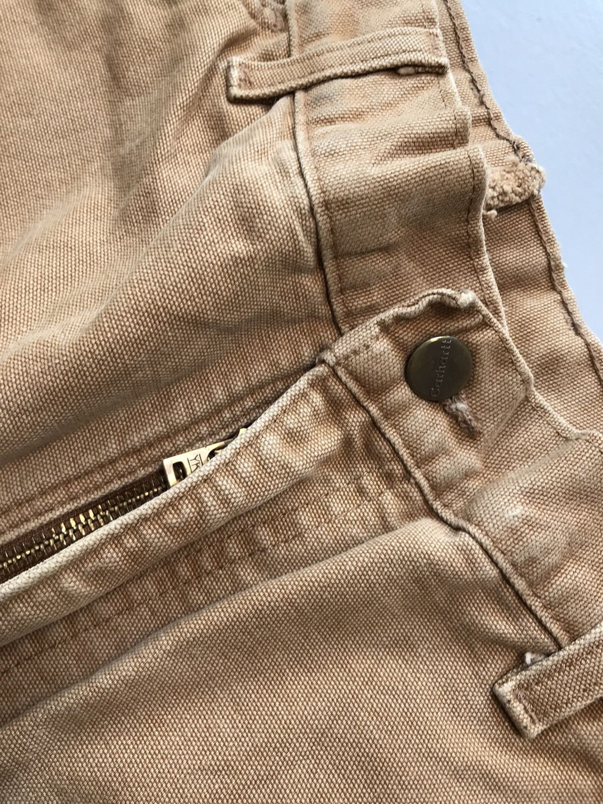 Carhartt Vintage Carhartt B111 BRN blanket line carpenter denim Size US 29 - 4 Thumbnail