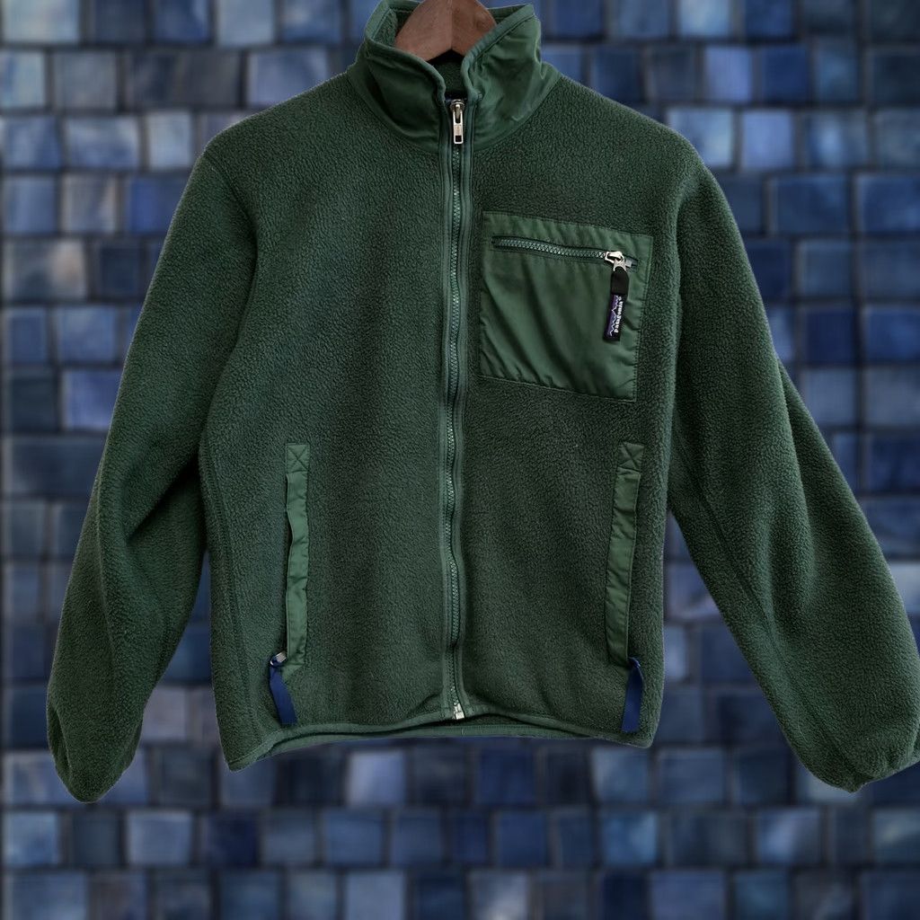 Patagonia VINTAGE Patagonia Fleece Jacket XS Men Green Full Zip Retro Deep Pile Made In The Usa Size US XS / EU 42 / 0 - 1 Thumbnail