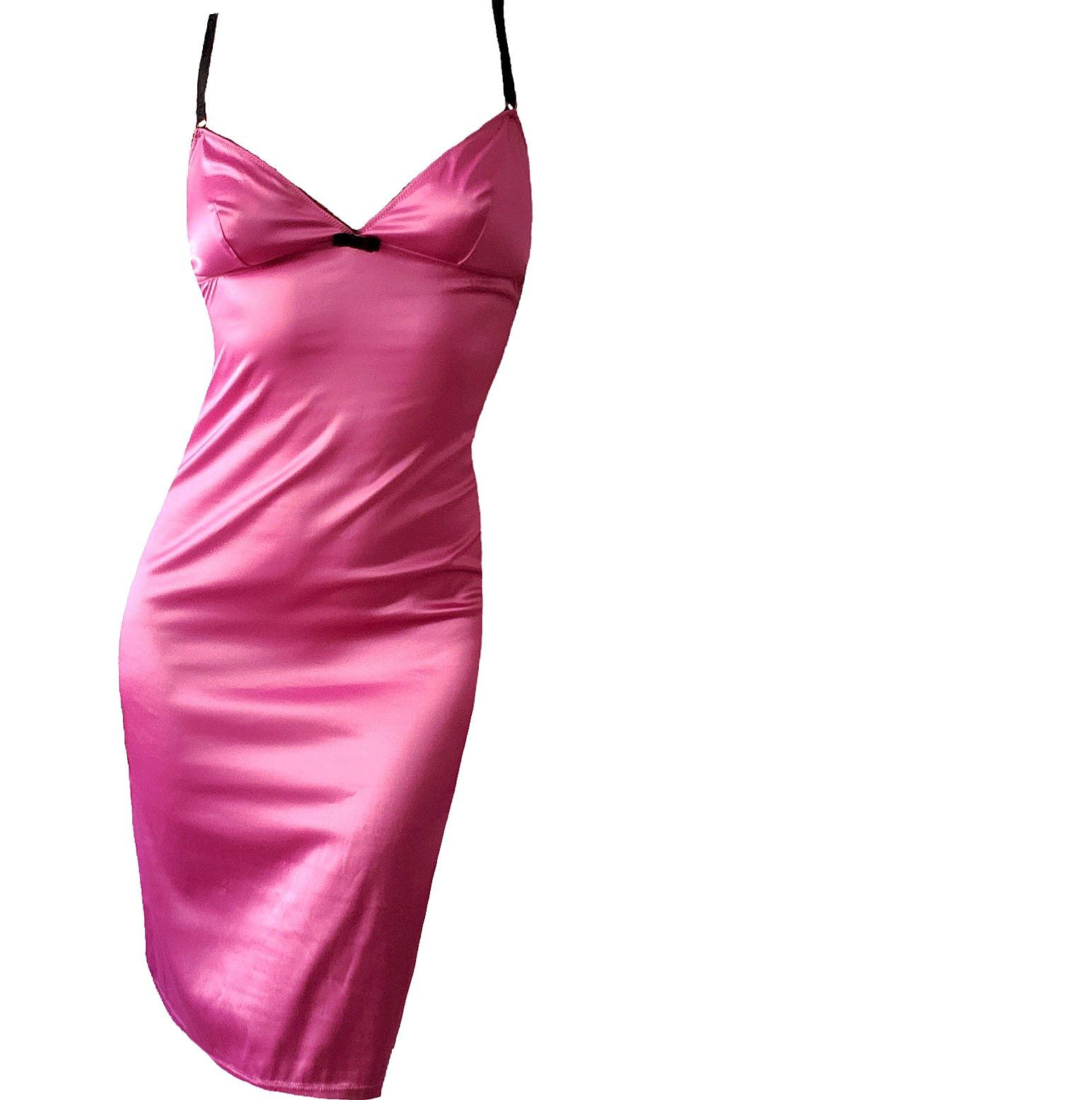 Dolce & Gabbana Dolce & Gabbana vintage y2k deadstock satin lingerie dress Size M / US 6-8 / IT 42-44 - 1 Thumbnail