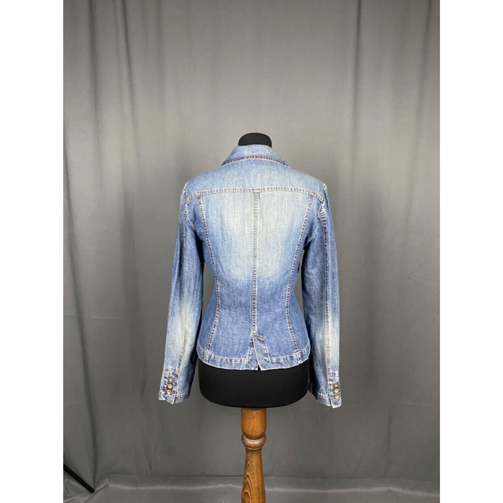 Dolce & Gabbana Dolce&Gabbana Women's Blue Denim Jeans Jacket Size 26/40 Size S / US 4 / IT 40 - 7 Thumbnail