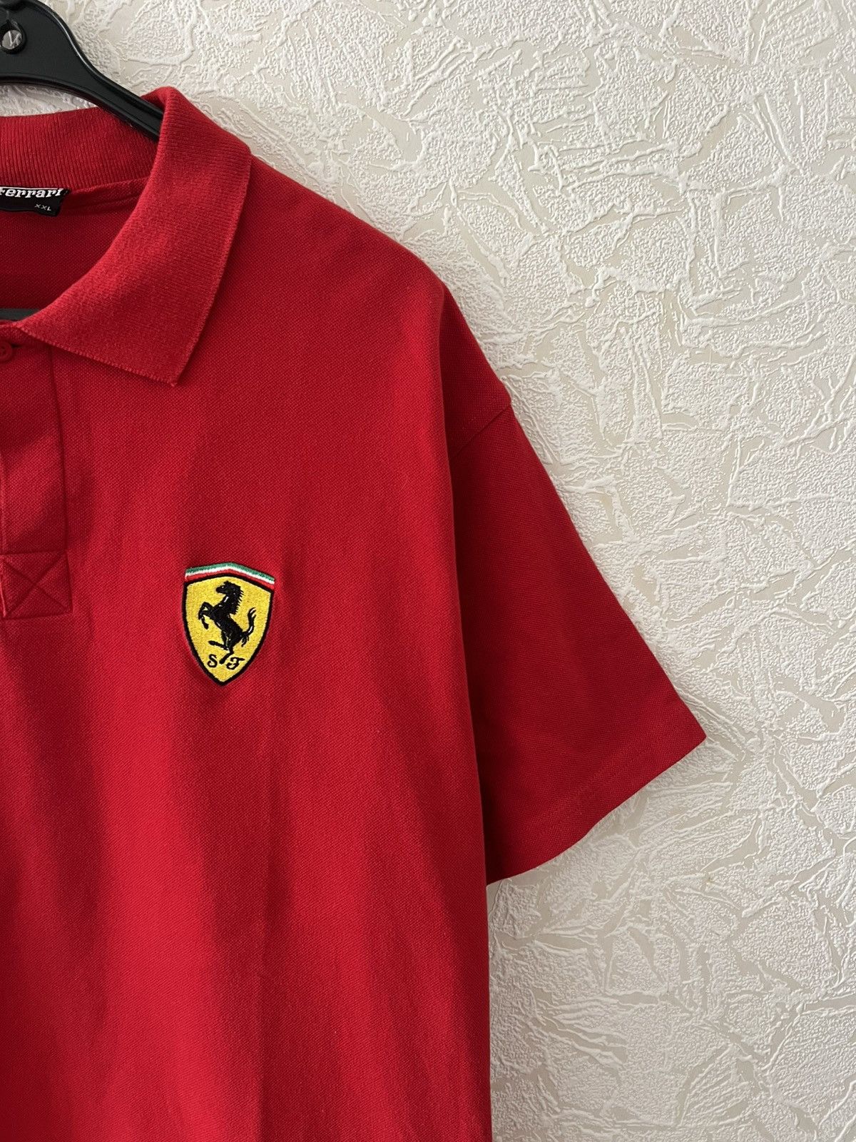 Vintage Vintage 1999 Ferrari Michael Schumacher Racing Polo T-Shirt Size US XXL / EU 58 / 5 - 3 Thumbnail