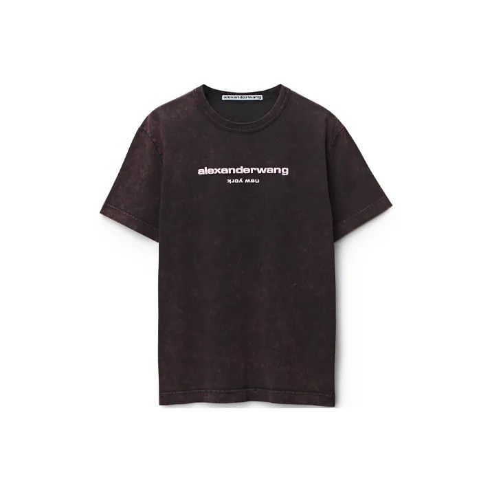 Alexander Wang SS22 Acid Wash Logo T-Shirt 0079