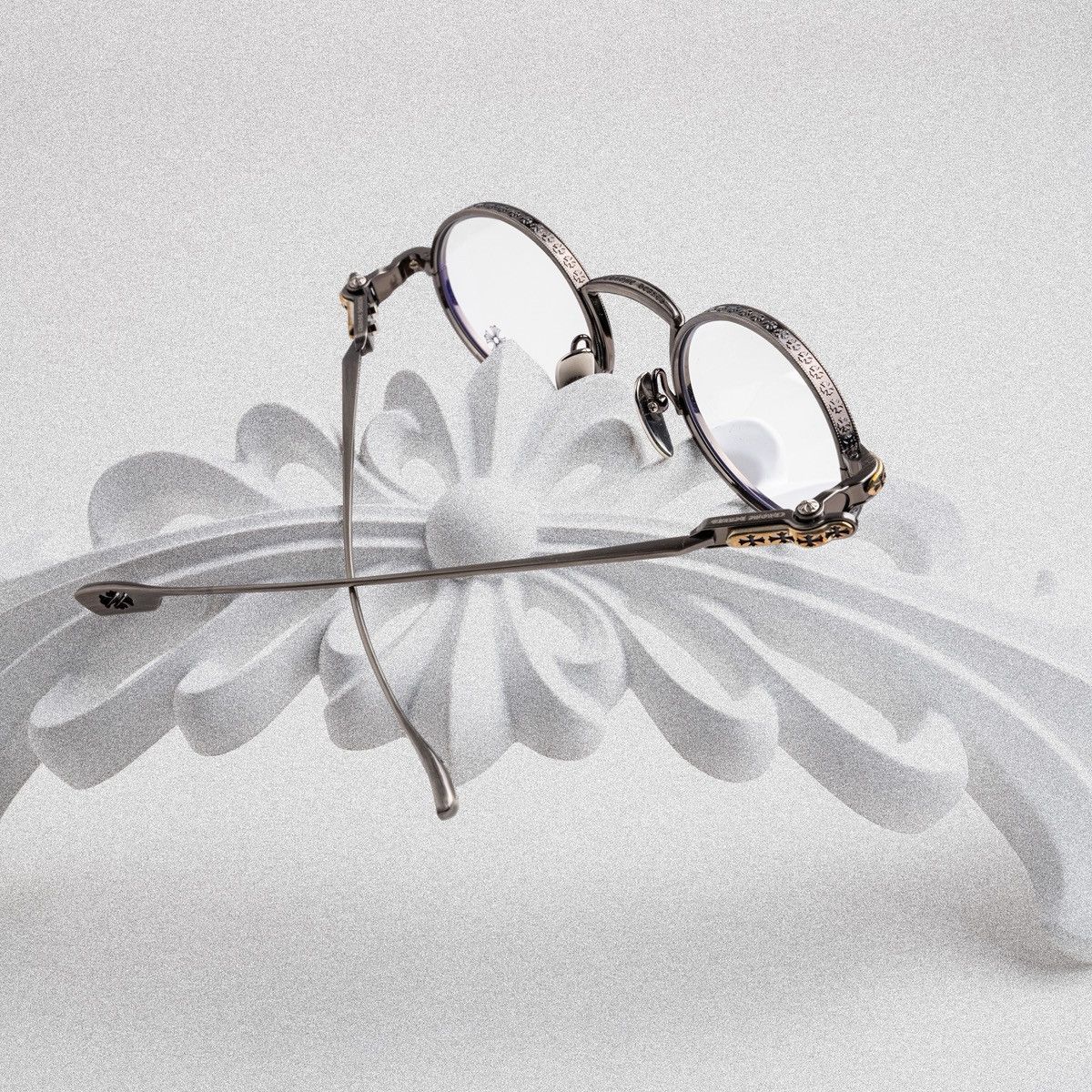 Chrome Hearts CHROME HEARTS HONEY DIPPED PEWTER GLASSES Size ONE SIZE - 7 Thumbnail