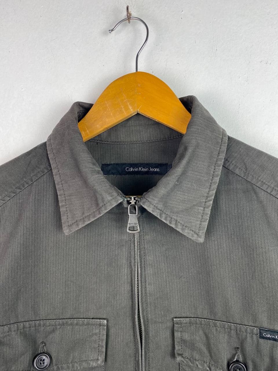 Calvin Klein calvin klein herringbone tweed jacket nice design Size US L / EU 52-54 / 3 - 2 Thumbnail