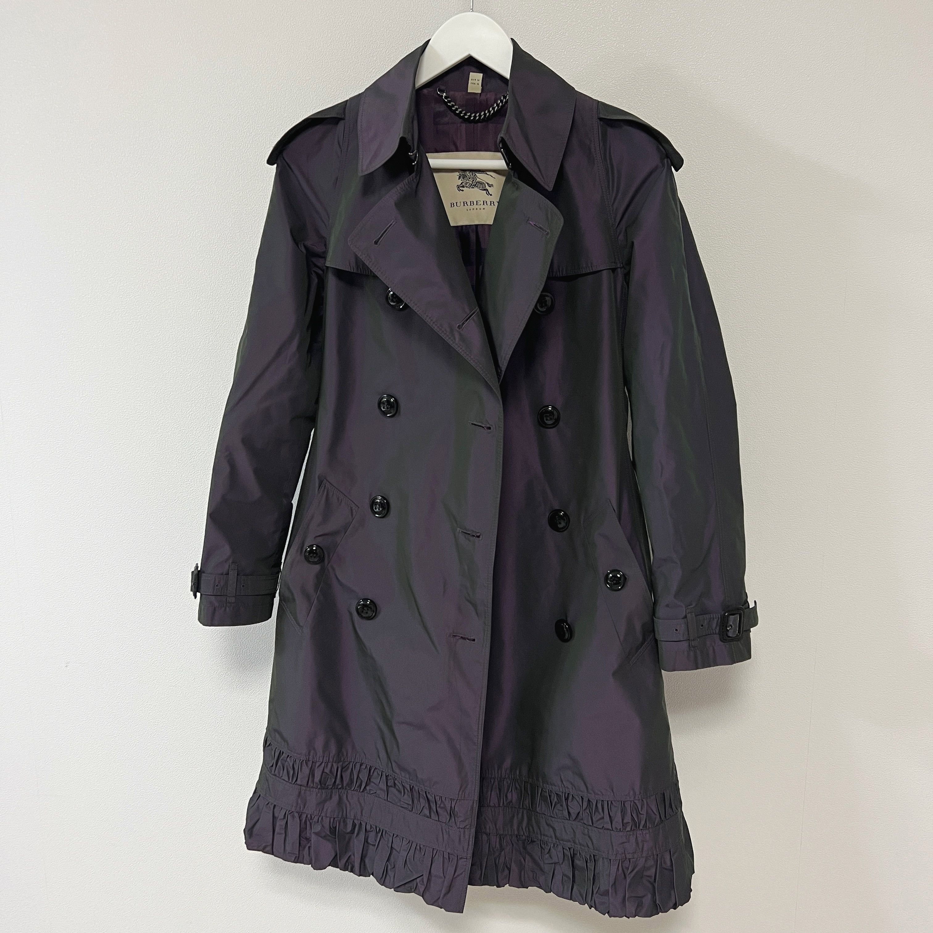 Burberry Embroidered Stretch Linen Trench Coat | Grailed