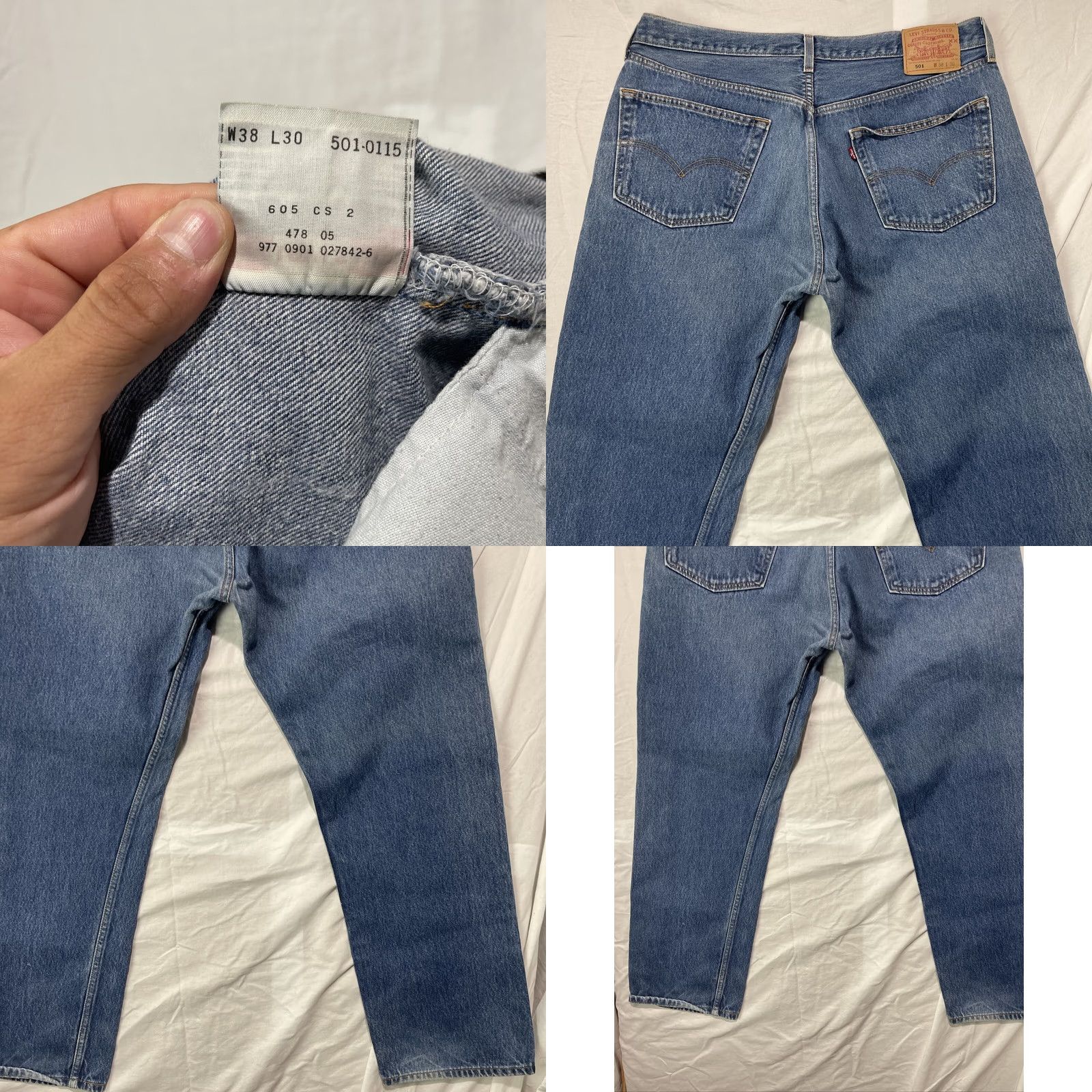 Levi's VINTAGE Levi's 501 Jeans Mens 38x30 Denim Pants Button Fly Red Tab Y2K Size US 38 / EU 54 - 8 Thumbnail