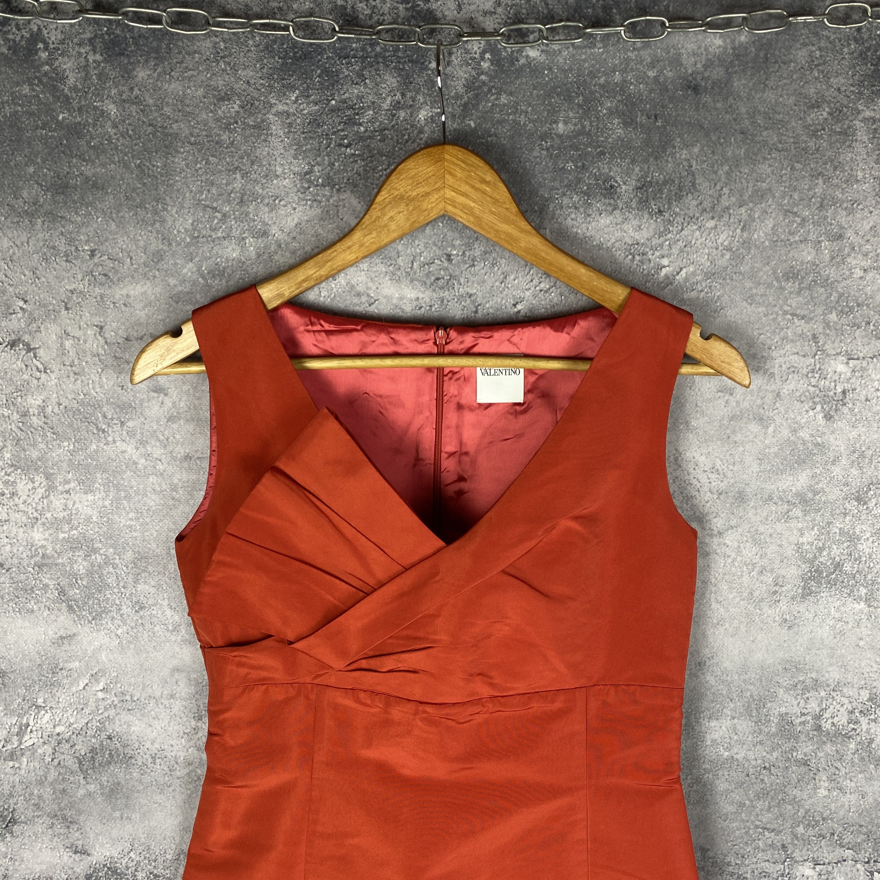 RED Valentino × Vintage Red Valentino Dress Women's Size 40 Red Sleeveless Size S / US 4 / IT 40 - 2 Thumbnail