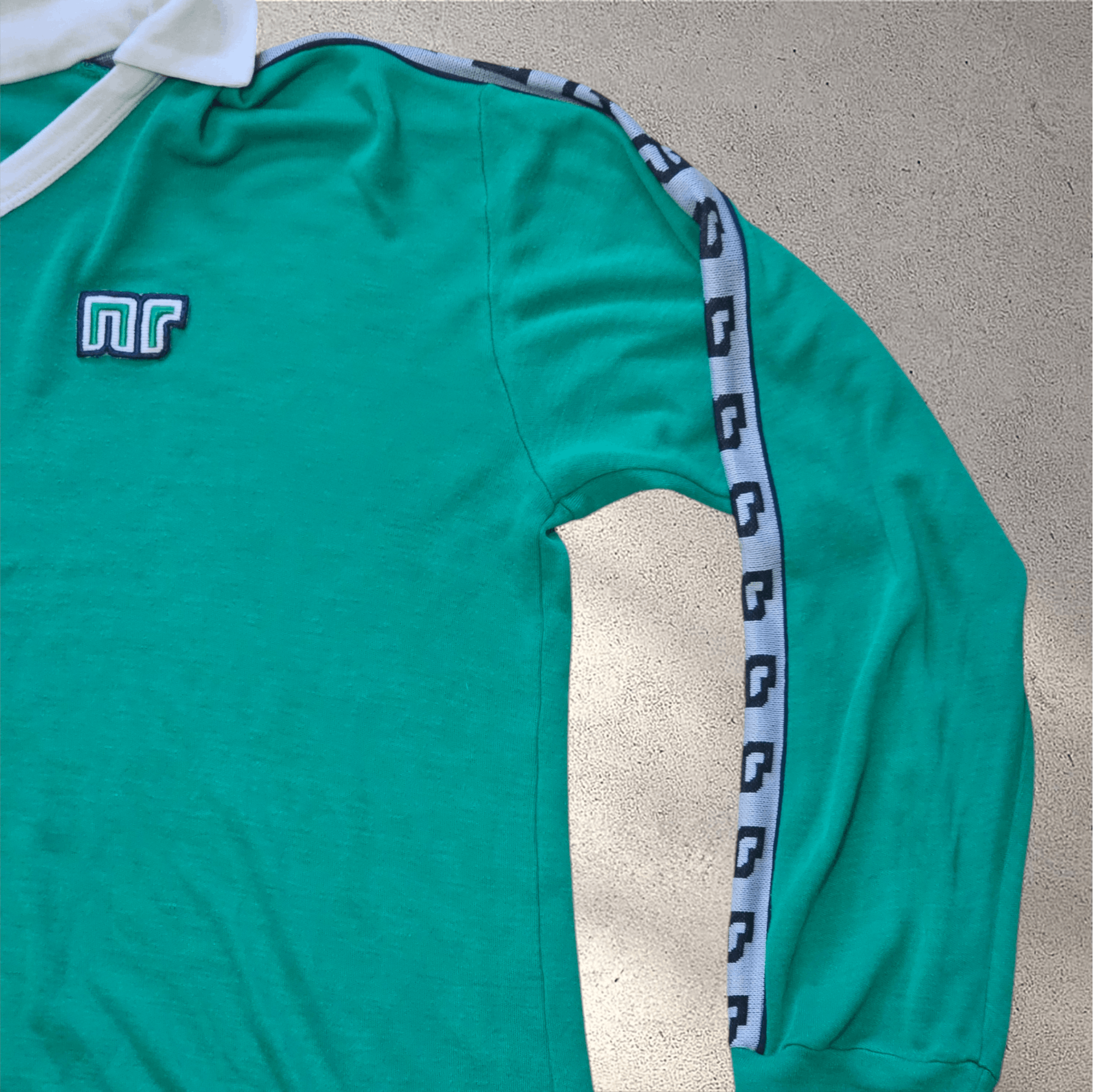 Vintage Ennerre 80's Jersey Blank Size US L / EU 52-54 / 3 - 2 Thumbnail