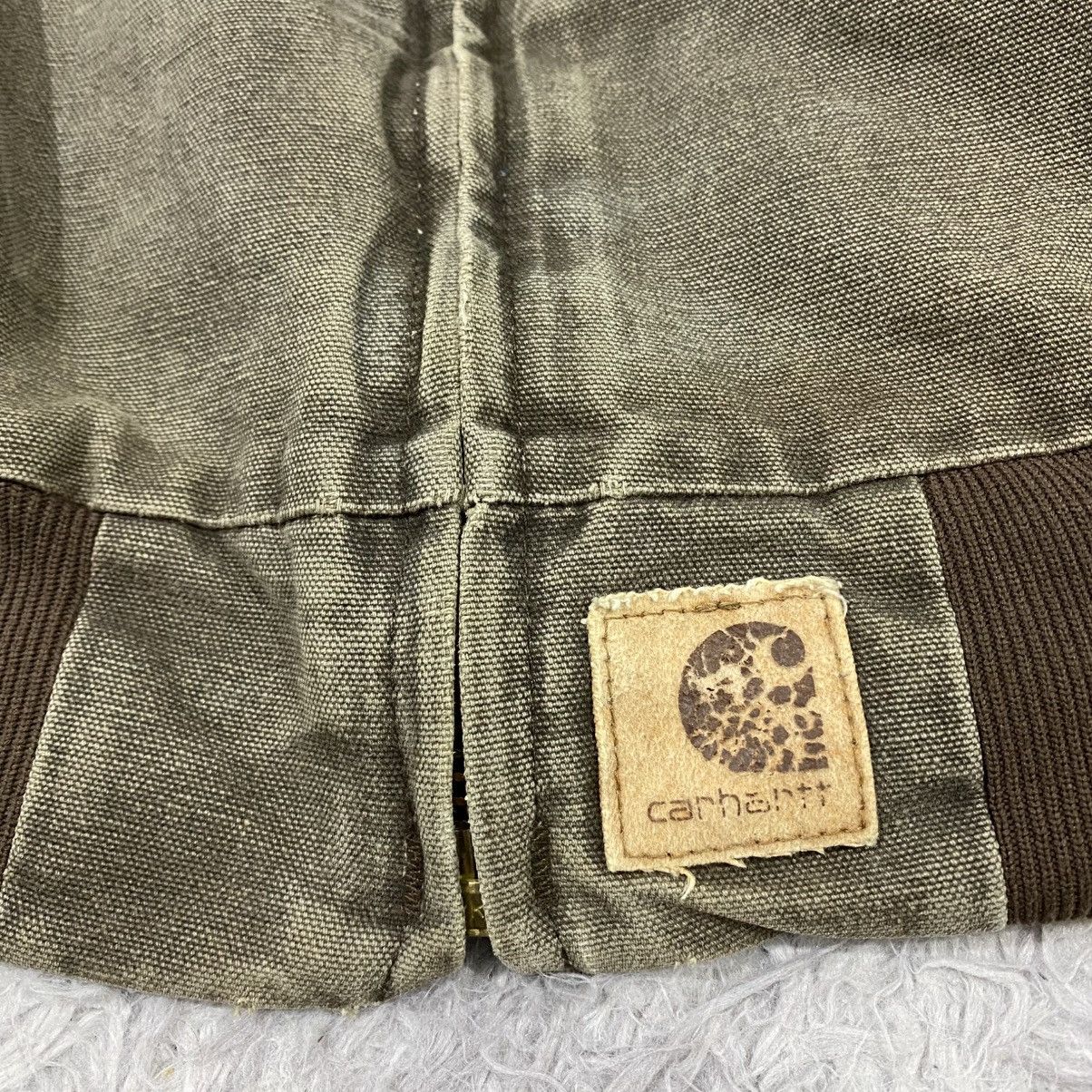 Carhartt Vintage carhartt jacket duck canvas santa fe work zipper Size US L / EU 52-54 / 3 - 7 Thumbnail