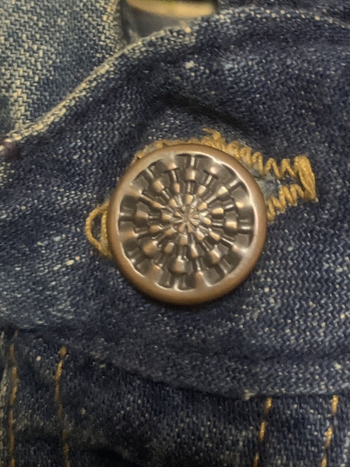 Vintage Vtg 60's 70's Bar C Ranchwear 4 Pocket Denim Work Shirt Size US M / EU 48-50 / 2 - 8 Thumbnail