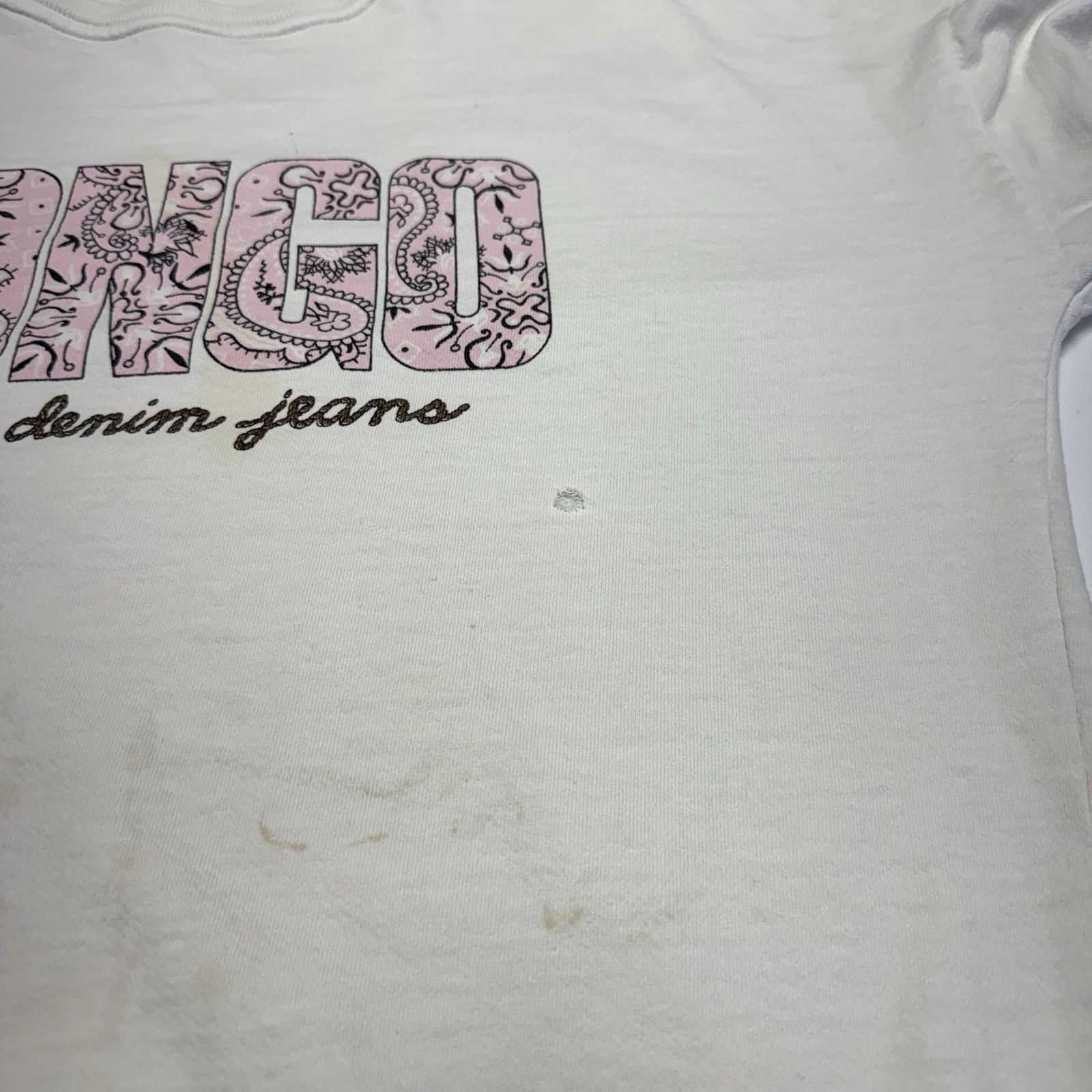 Vintage Vintage Bongo Jeans Sweatshirt Womens XL 26x25 White Crew Ne Size XL / US 12-14 / IT 48-50 - 8 Thumbnail