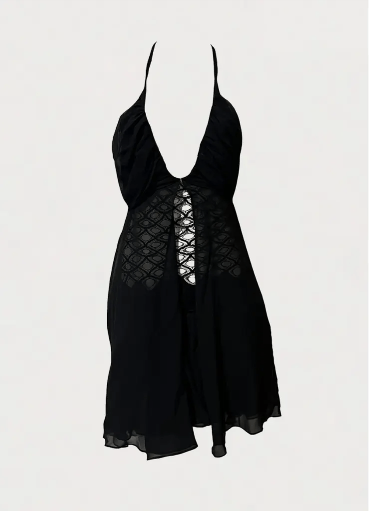 Christopher Esber Fluted Silk Chemise Mini Dress Size M / US 6-8 / IT 42-44 - 6 Thumbnail