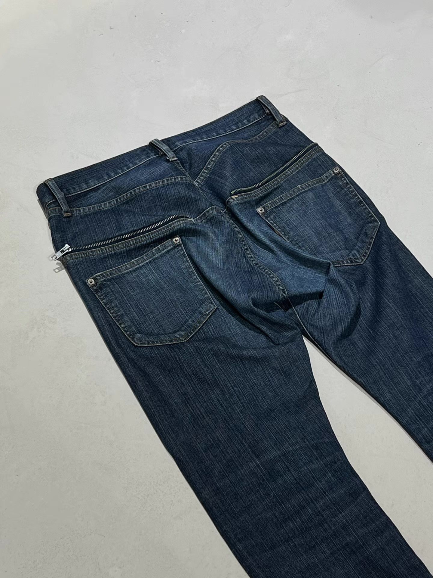 Zucca CABANE de zucca Asymmetrical Button Jeans Q13 Size US 36 / EU 52 - 5 Thumbnail