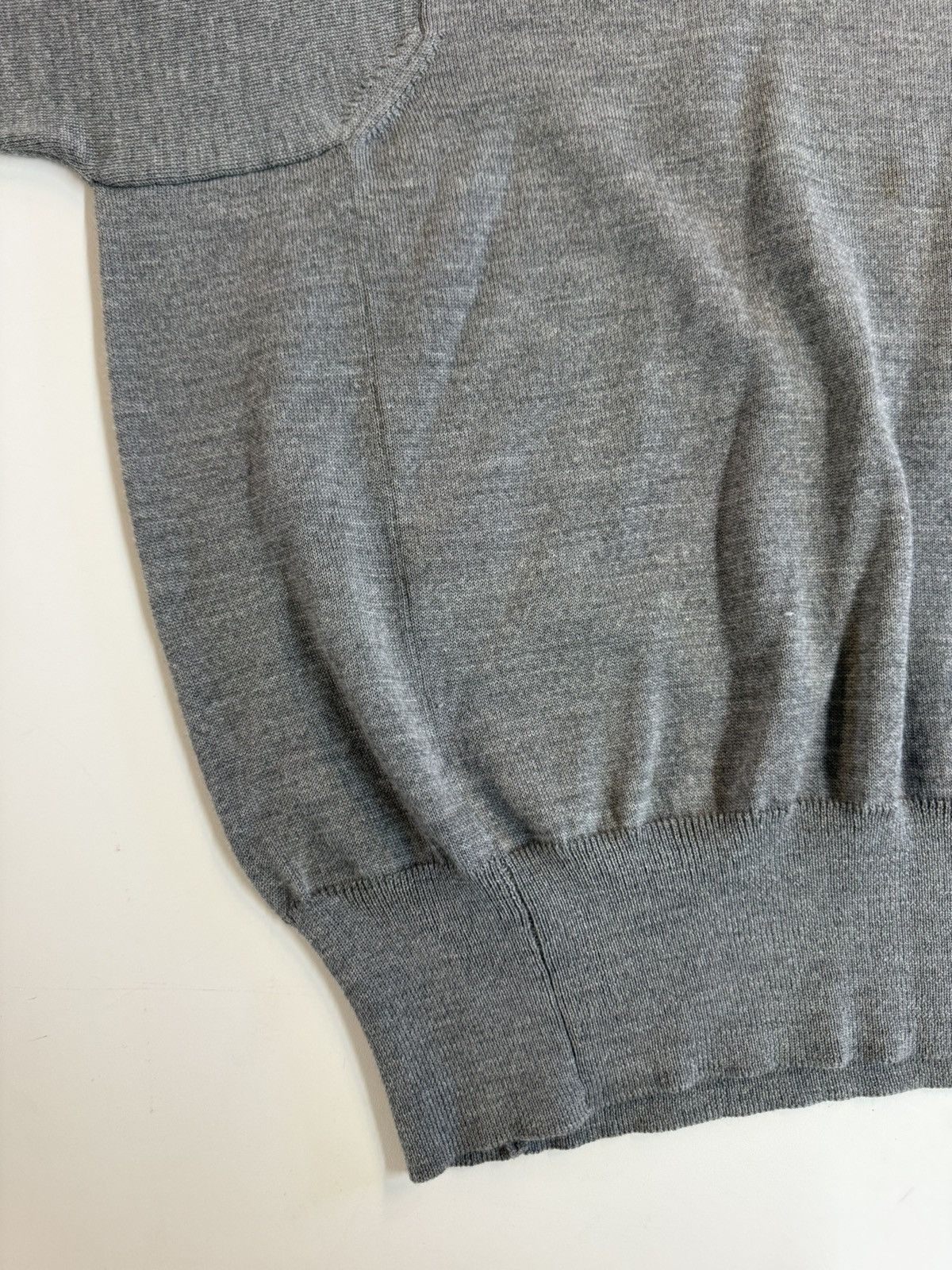 Yves Saint Laurent Vintage YSL Virgin Wool Crewneck Sweater-Oversized Dolman Size M / US 6-8 / IT 42-44 - 16 Thumbnail