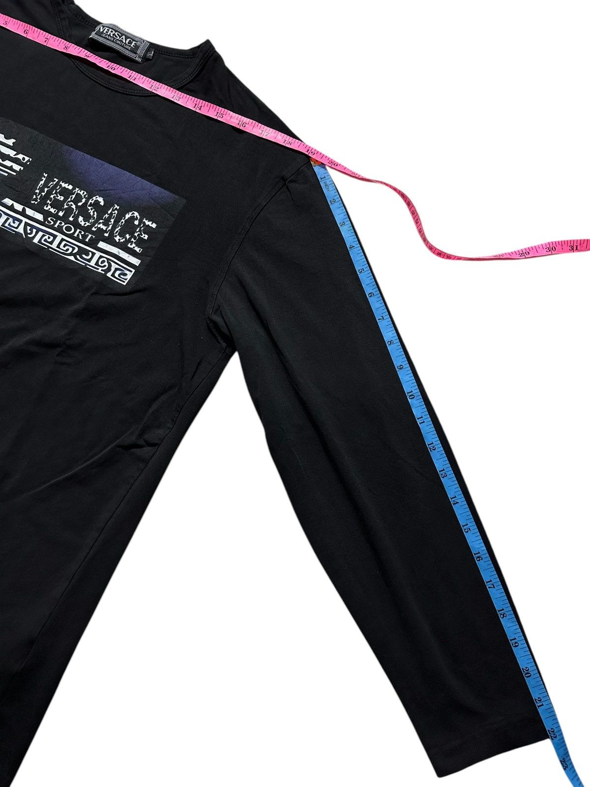 Versace × Versace Jeans Couture × Vintage VTG VERSACE SPORTS LONG SLEEVE TEE Size US L / EU 52-54 / 3 - 11 Thumbnail