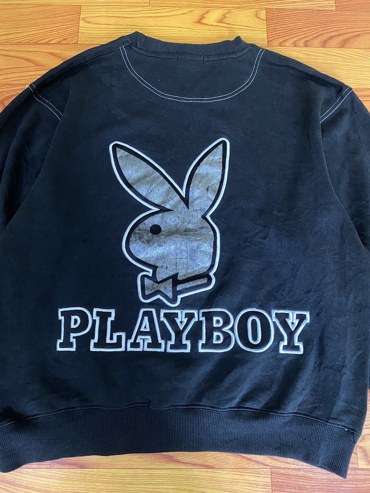 Playboy × Vintage Vintage Playboy Back Logo Embroidery Sweatshirt Size US L / EU 52-54 / 3 - 5 Thumbnail