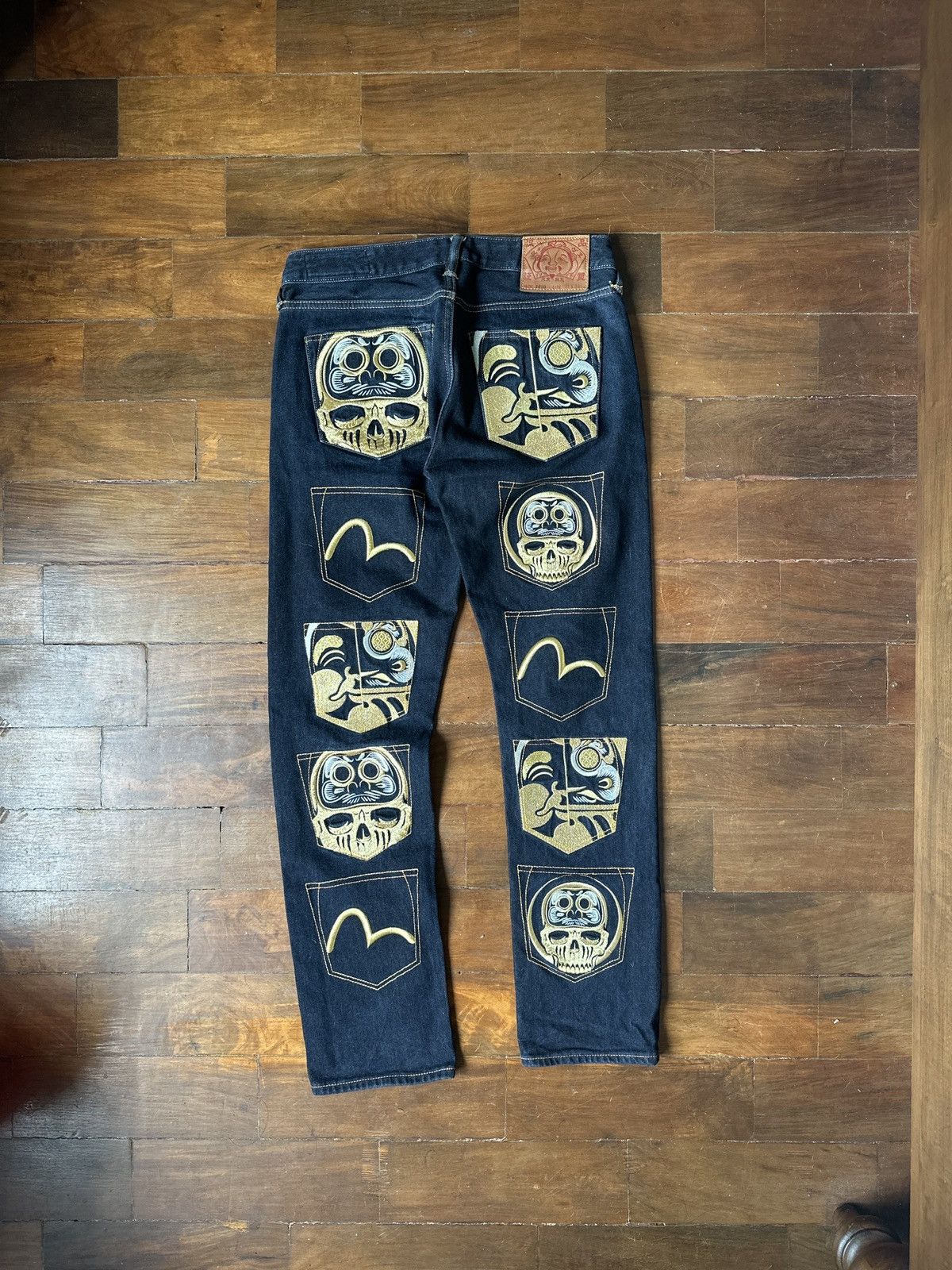 Evisu Evisu Golden Multi Pocket Denim Pants Size US 31 - 1 Thumbnail
