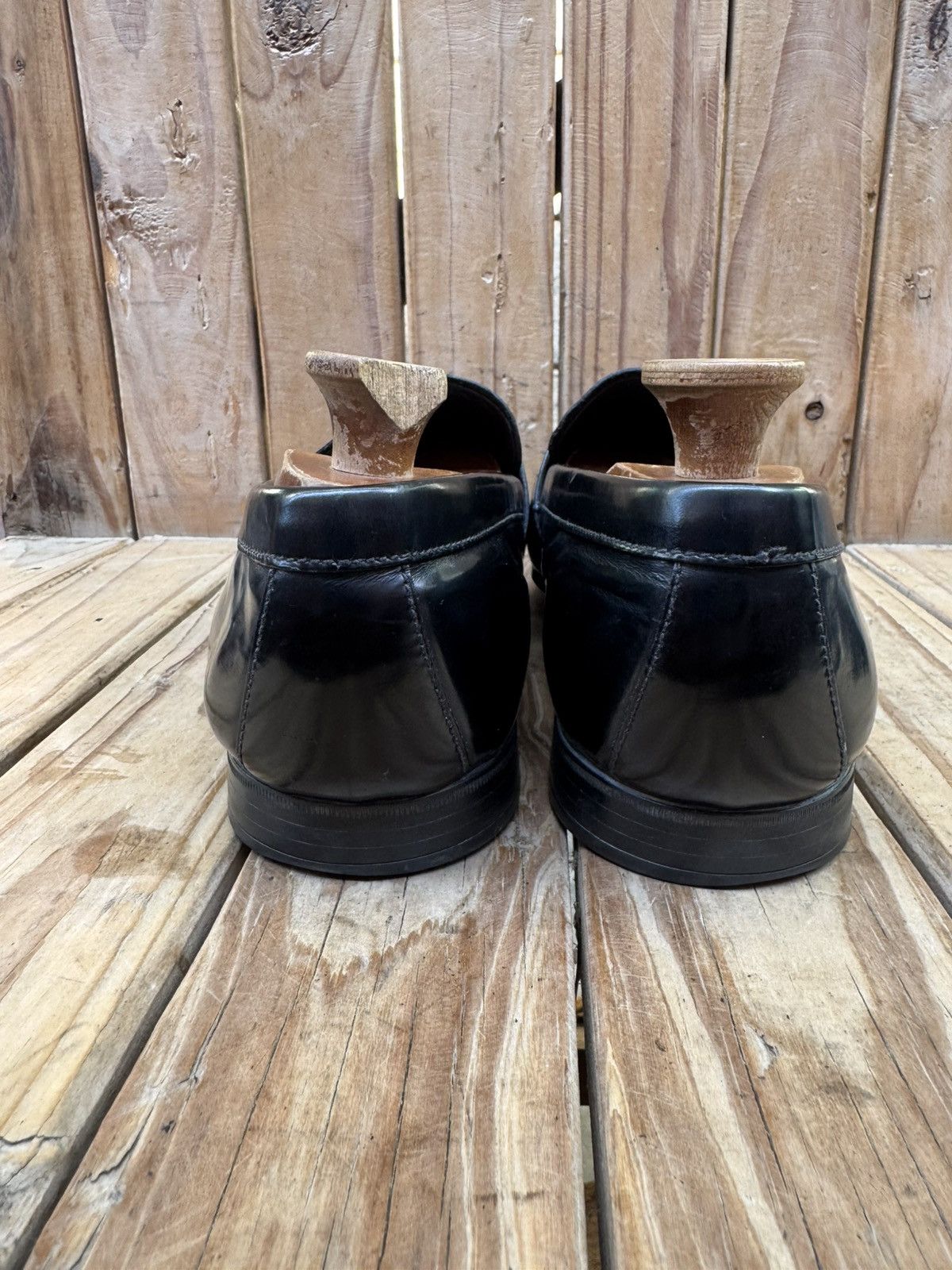 Prada Prada Men’s Penny black Leather Loafers Size Uk 9.5 USA 10.5 Size US 10.5 / EU 43-44 - 10 Thumbnail