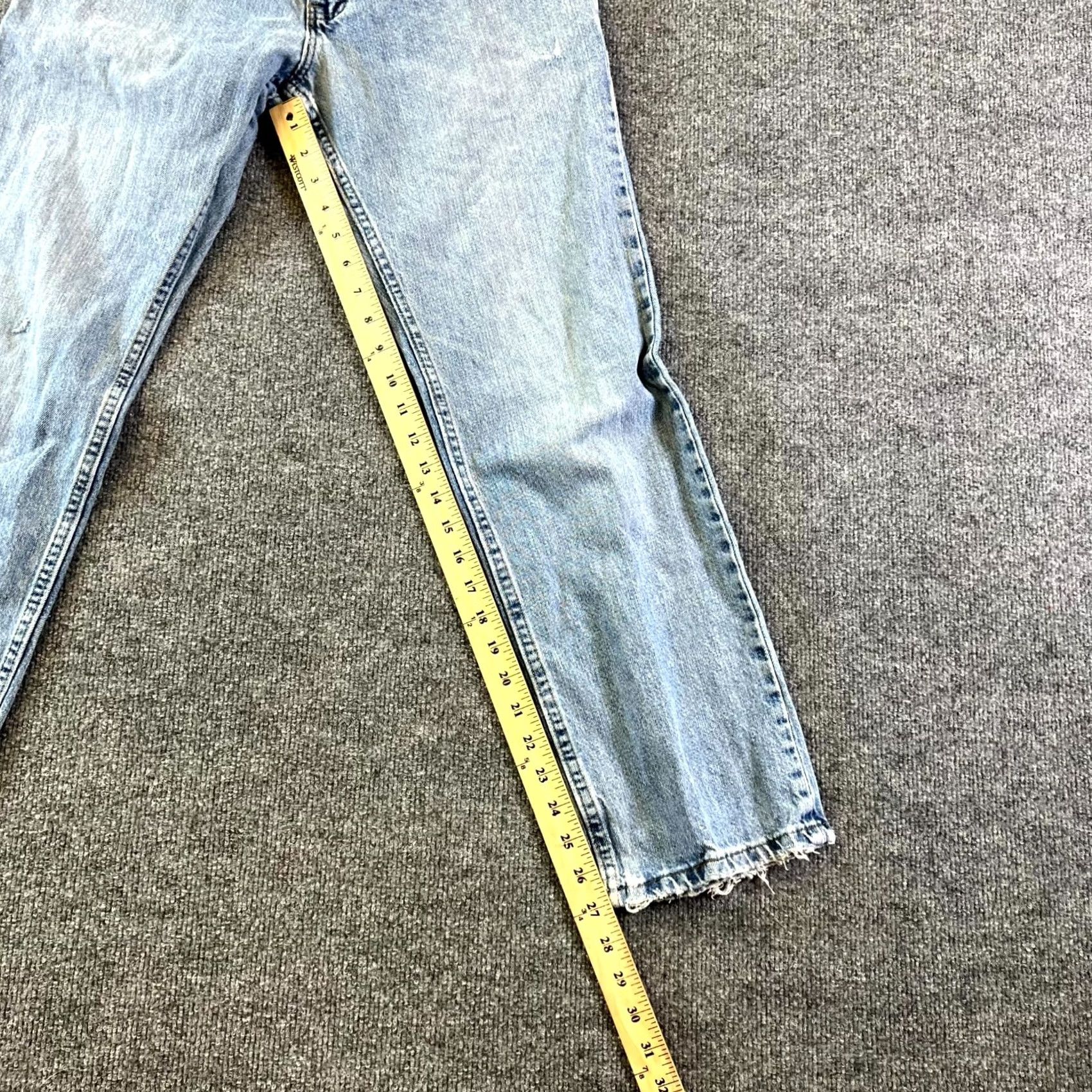 Vintage Urban Pipeline Jeans Mens 31x30 Blue Denim Regular Fit Straight Leg Casual Shirt? Size US 31 - 4 Thumbnail