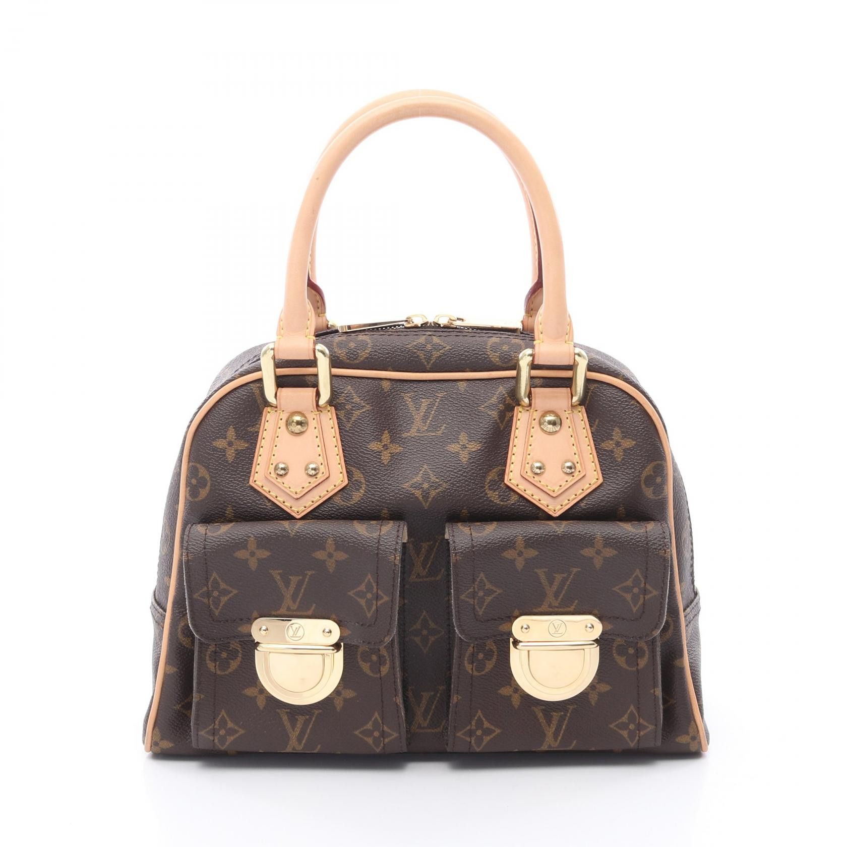 Louis Vuitton Louis Vuitton Louis Vuitton Manhattan PM Monogram Handbag Canvas Handbag M40026 DUTY FREE for USA Size ONE SIZE - 1 Thumbnail