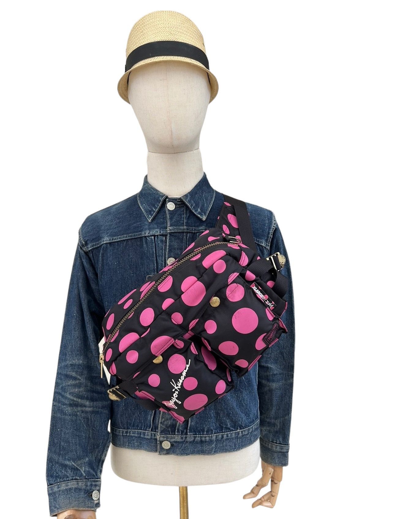 Porter Porter X Yayoi Kusama X X-Girl X Xlarge Polka Dot Tanker Bag Size ONE SIZE - 2 Thumbnail