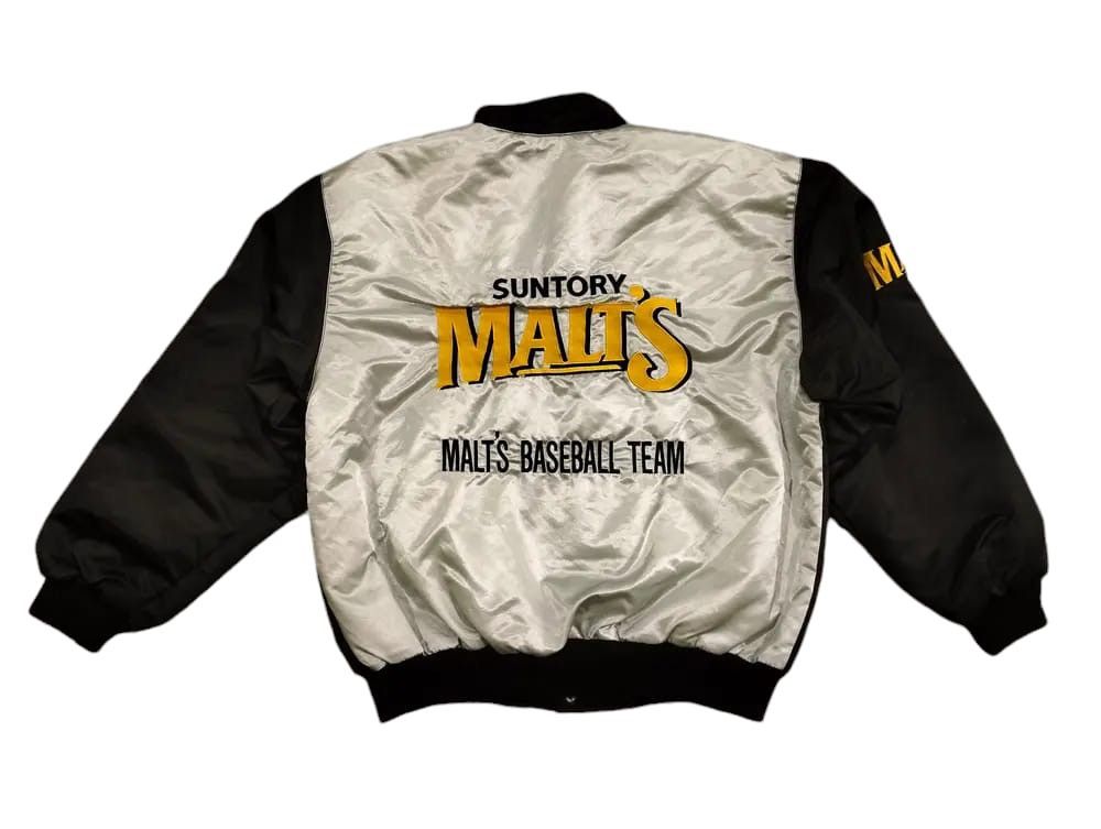 MLB × Vintage VTG Varsity Suntory Malt’s Baseball Team Embroidered Jacket Size US L / EU 52-54 / 3 - 1 Thumbnail