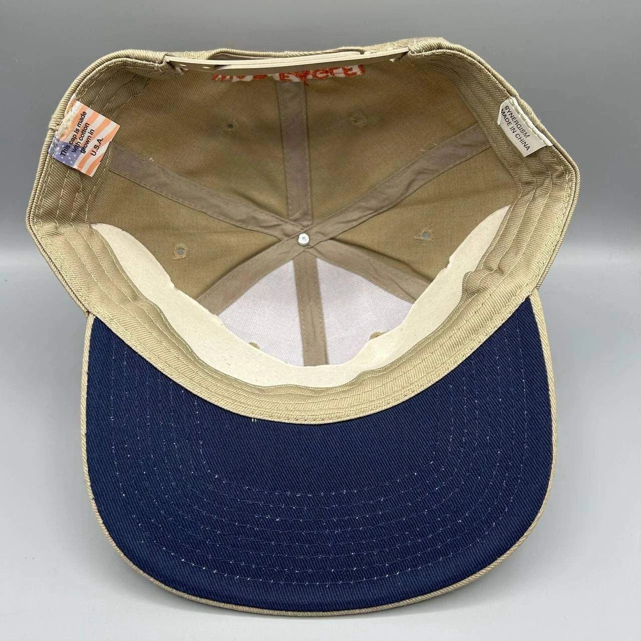 NCAA Vintage Auburn Tigers Hat Embroidered NCAA Snap Back Cotton Size ONE SIZE - 2 Thumbnail