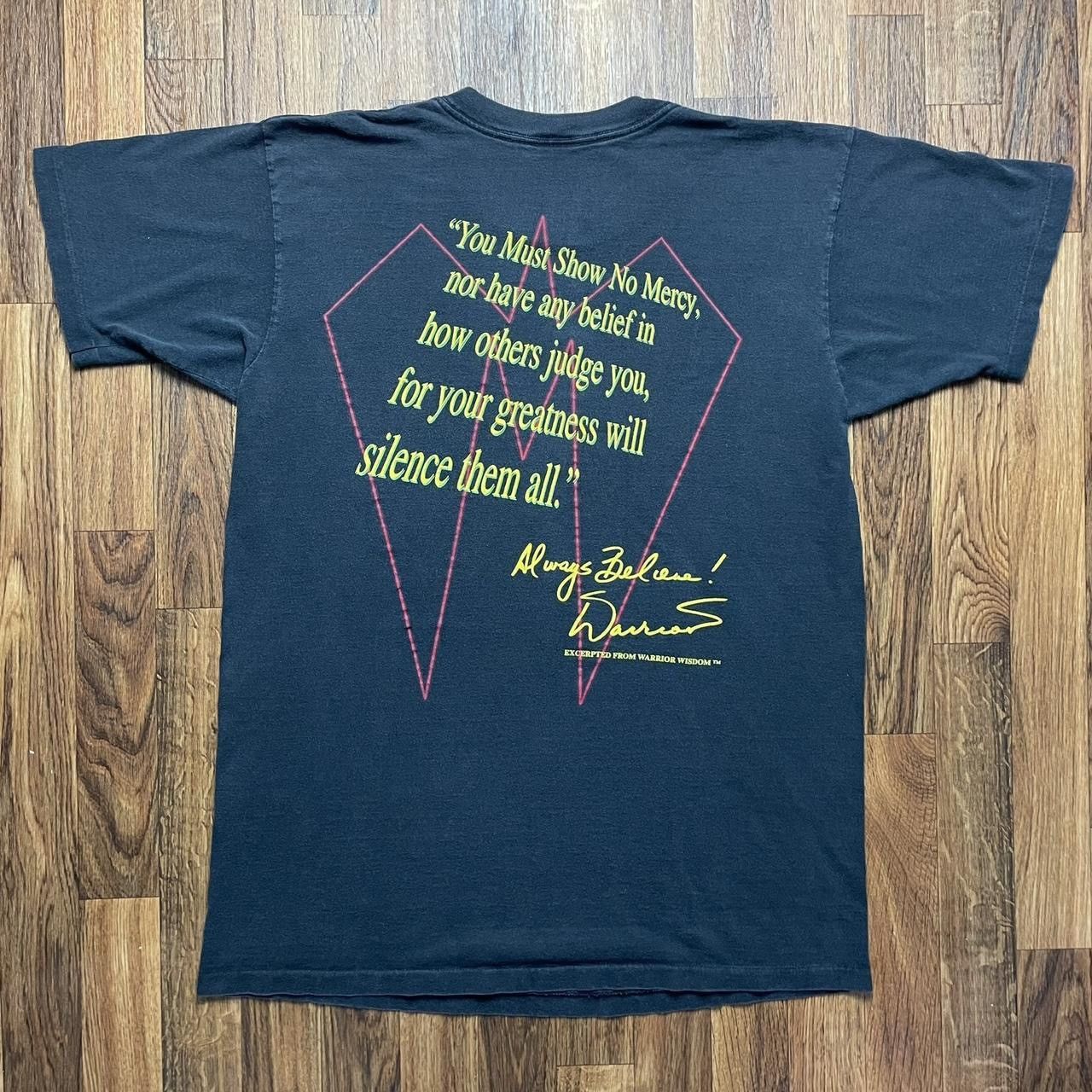 Vintage × WWE Ultimate Warrior Single Stitch T Shirt Size XL Black Vintage Size US XL / EU 56 / 4 - 7 Thumbnail