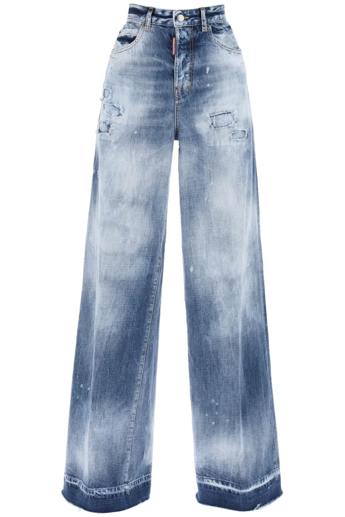 image of Dsquared2 O1S22I1N0424 Traveller Jeans In Light Blue, Women's (Size 26)
