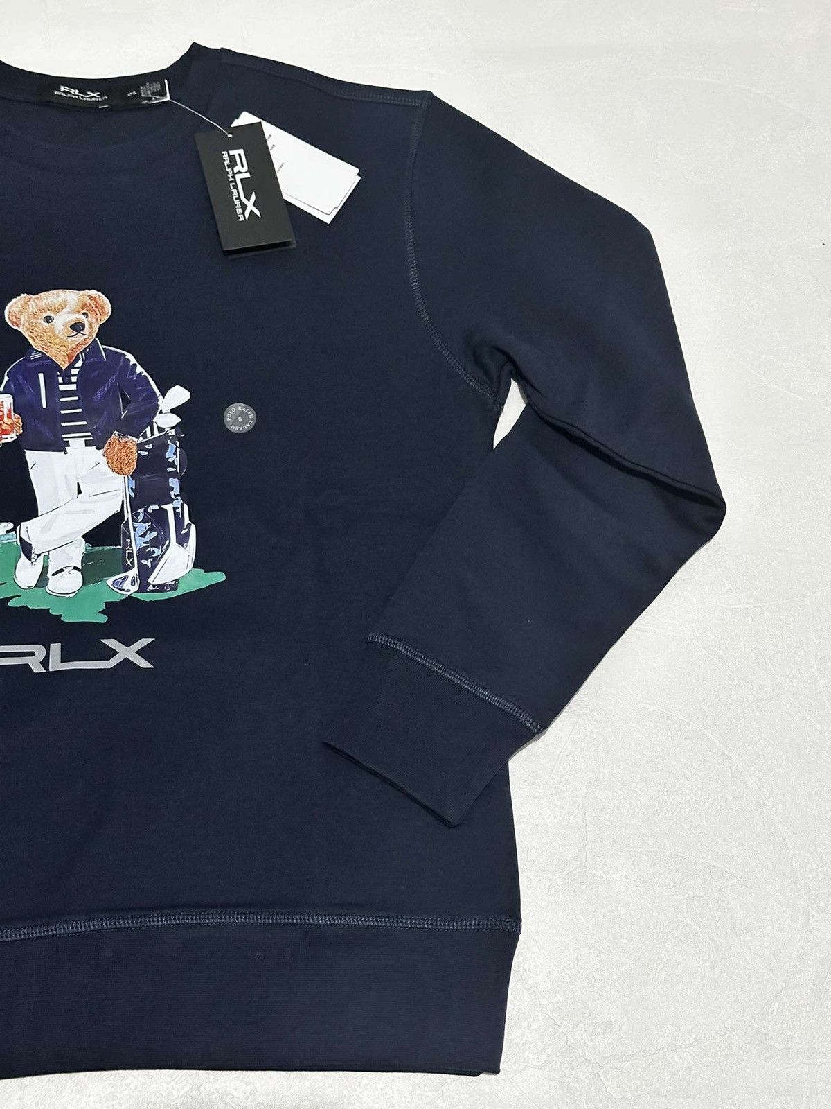 Polo Ralph Lauren × RLX Ralph Lauren × Ralph Lauren Sweatshirt Ralph Lauren Polo Bear Double Knit Size US S / EU 44-46 / 1 - 3 Thumbnail