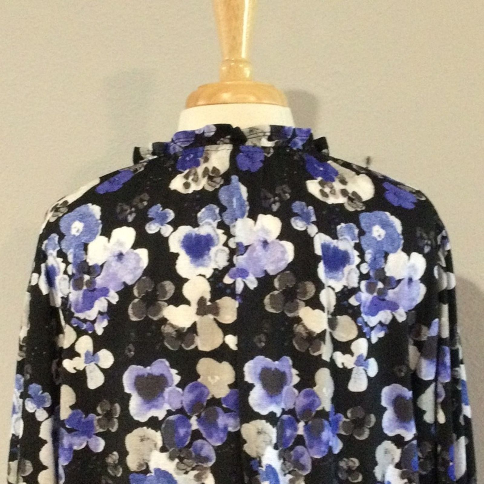 Other Cato Est. 1946 Multicolor Peplum Sleeve Floral Blouse Sz XL Size XL / US 12-14 / IT 48-50 - 9 Thumbnail