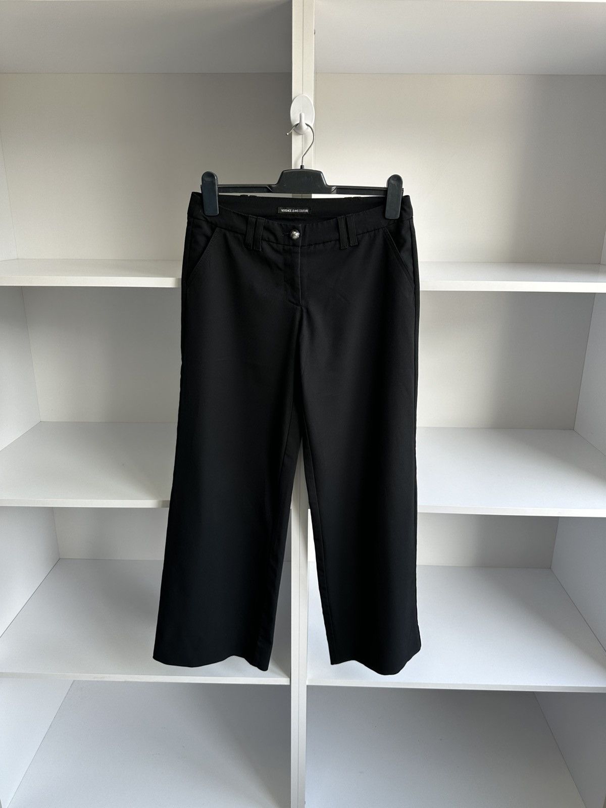 Versace × Versace Jeans Couture × Vintage Vintage Versace Jeans Couture Flared Straight Woman Pants Size 28" / US 6 / IT 42 - 1 Thumbnail