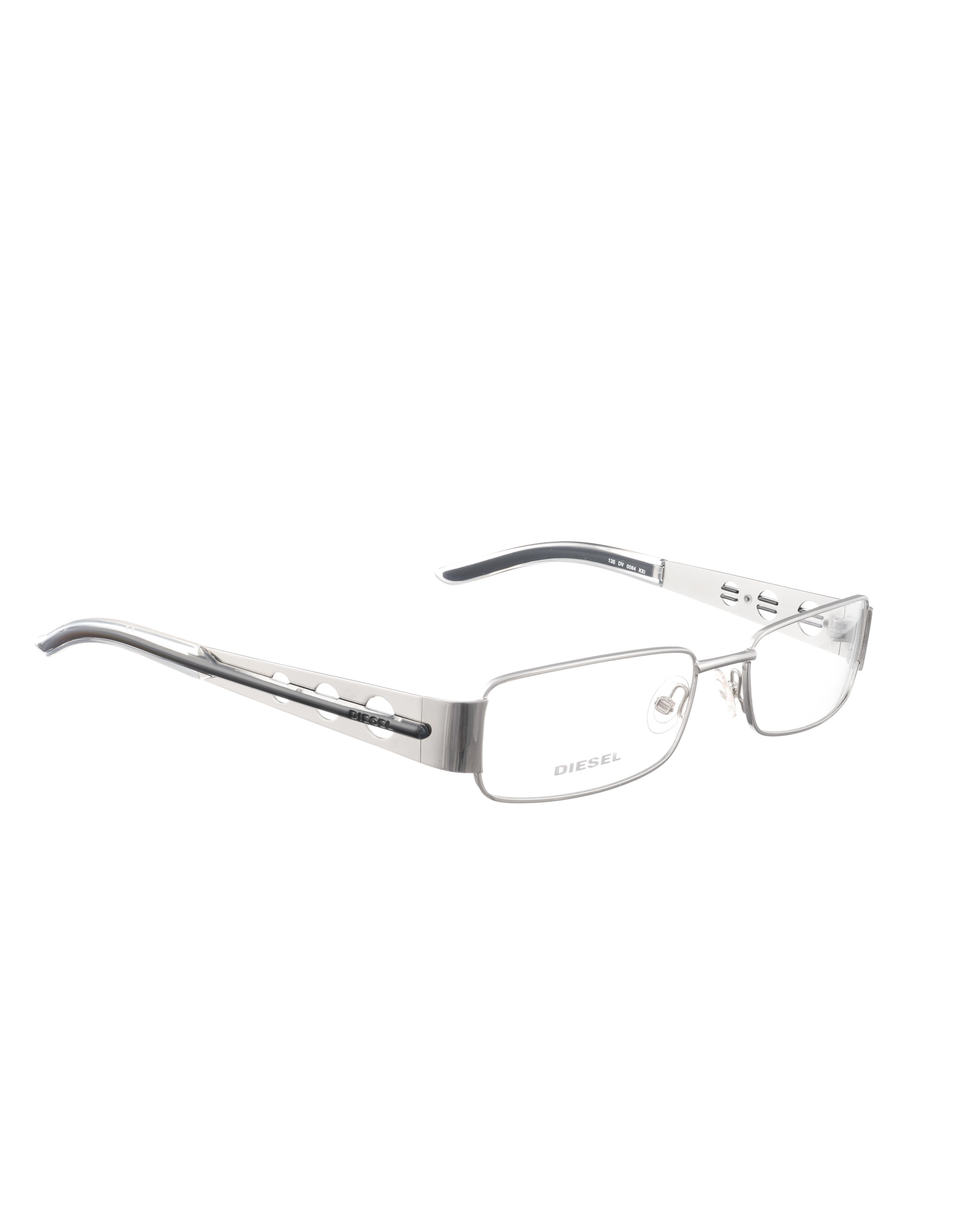 Diesel Diesel 00s Black & Silver Chrome with Circle Cut Outs Size ONE SIZE - 2 Thumbnail