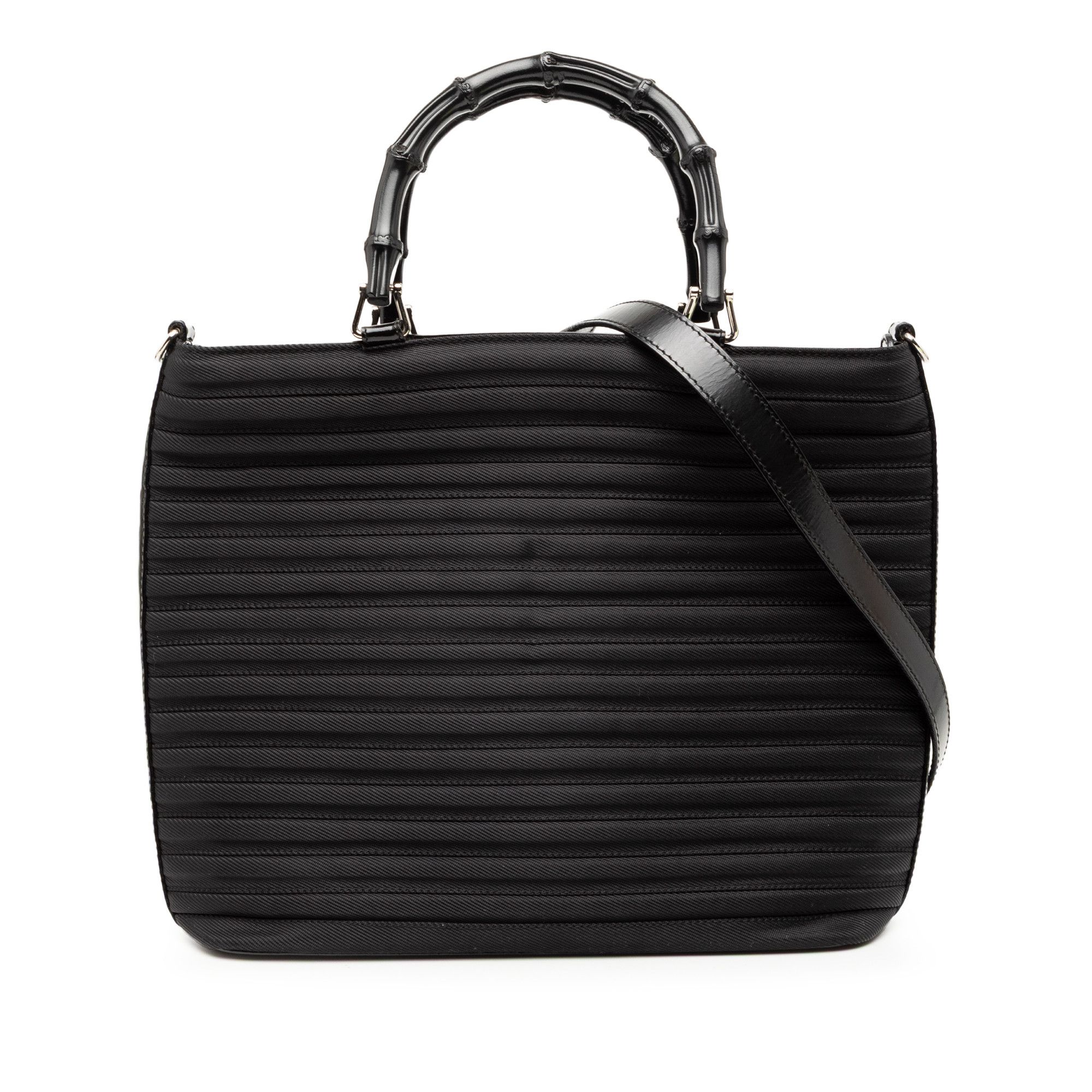 Gucci Gucci Nylon Bamboo Satchel Size ONE SIZE - 1 Thumbnail