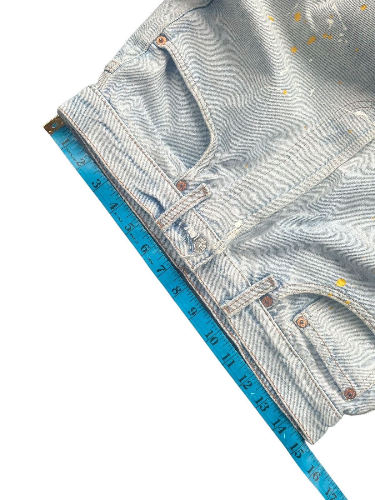 Levi's × Vintage Vintage 1991 Levis 501XX e Faded Distressed Size US 30 / EU 46 - 12 Thumbnail