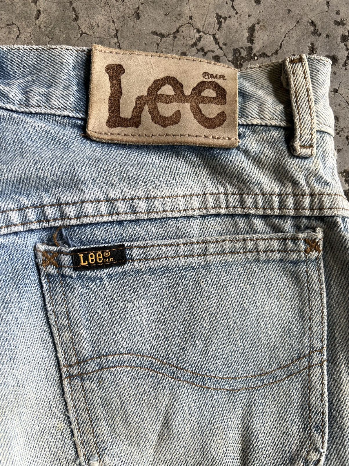 Lee Thrashed Vintage Lee Denim Pants Distressed EDR Size US 29 - 11 Thumbnail