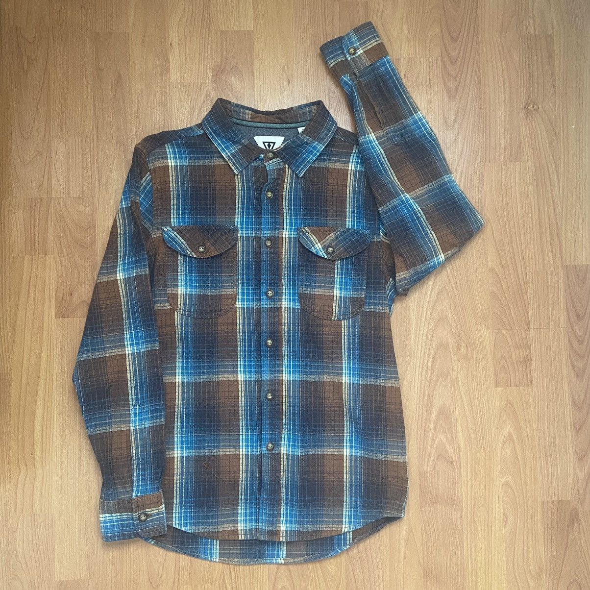Vissla Vissla Men’s Plaid Long Sleeve Button Up Shirt Size Small Size US S / EU 44-46 / 1 - 2 Thumbnail