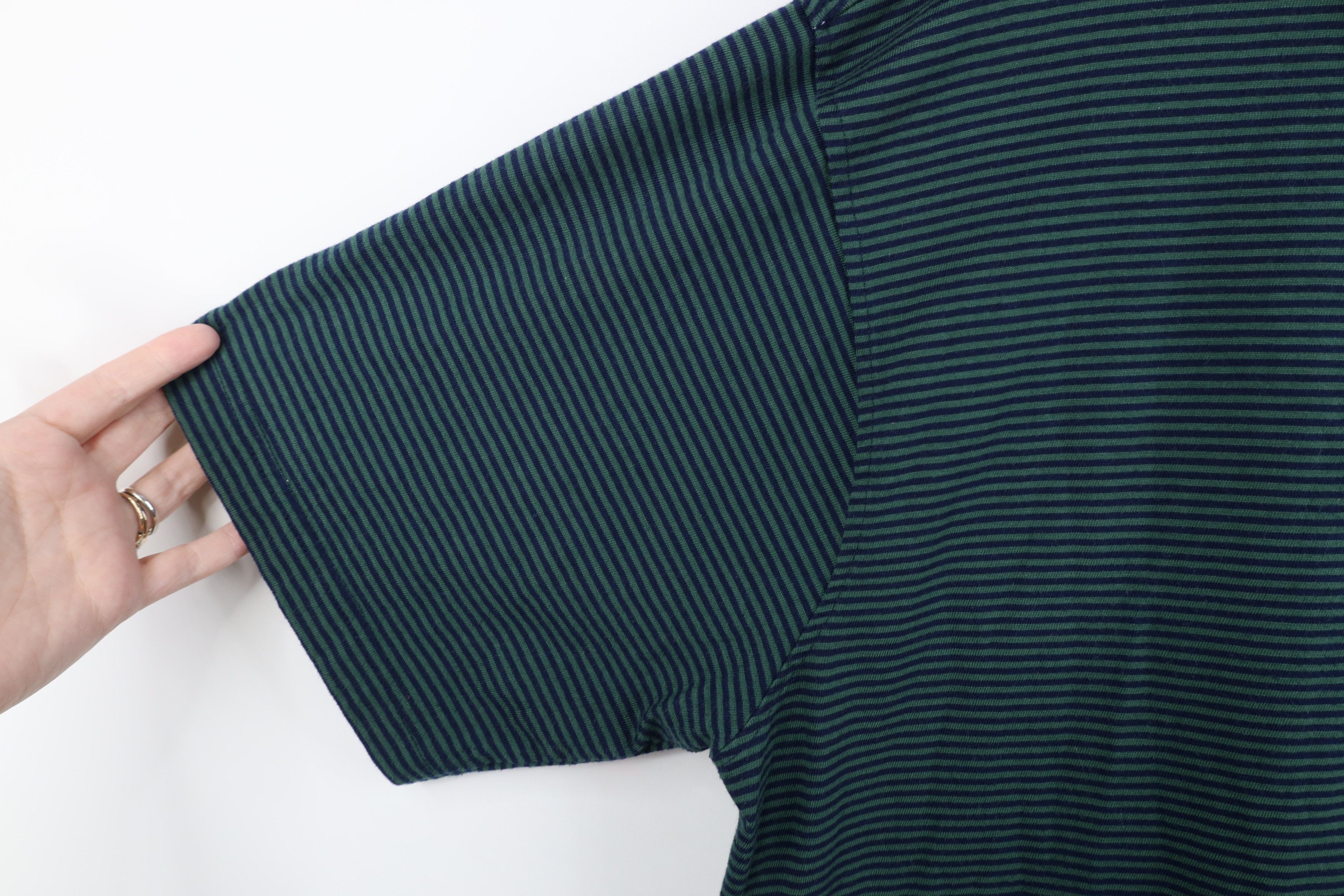 Vintage Vintage 90s Streetwear Striped Knit Collared Golf Polo Shirt Size US L / EU 52-54 / 3 - 5 Thumbnail