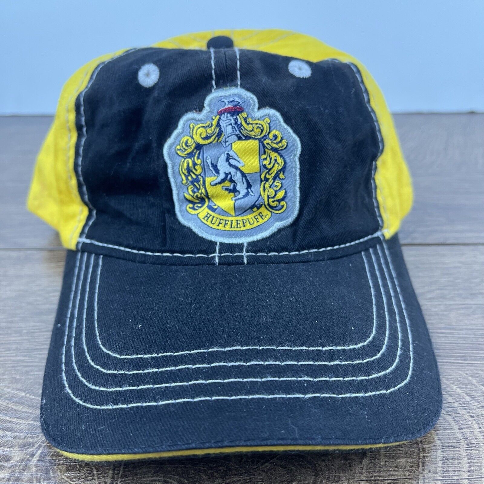 Other Hufflepuff Hat Harry Potter Snapback Hat Black Hat Adjustabl Size ONE SIZE - 1 Thumbnail