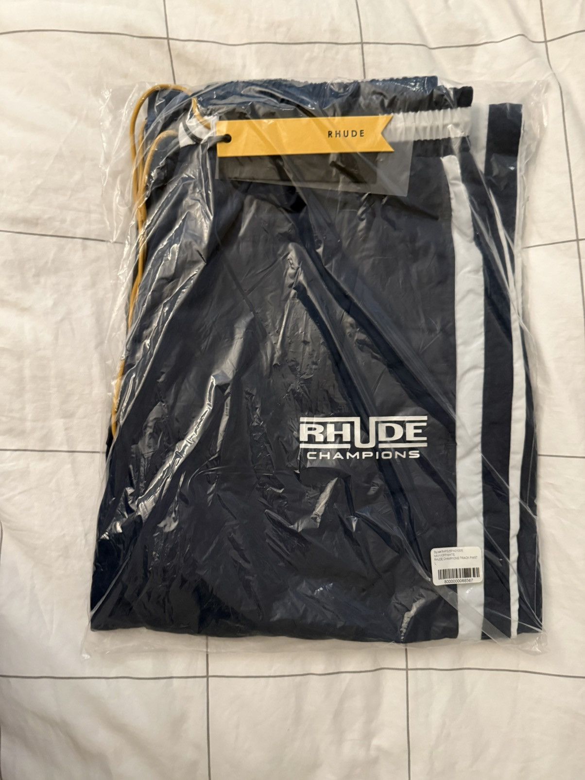 Rhude Rhude Champions Track Pant 'Navy / Off White' Size Large Size US 34 / EU 50 - 6 Thumbnail